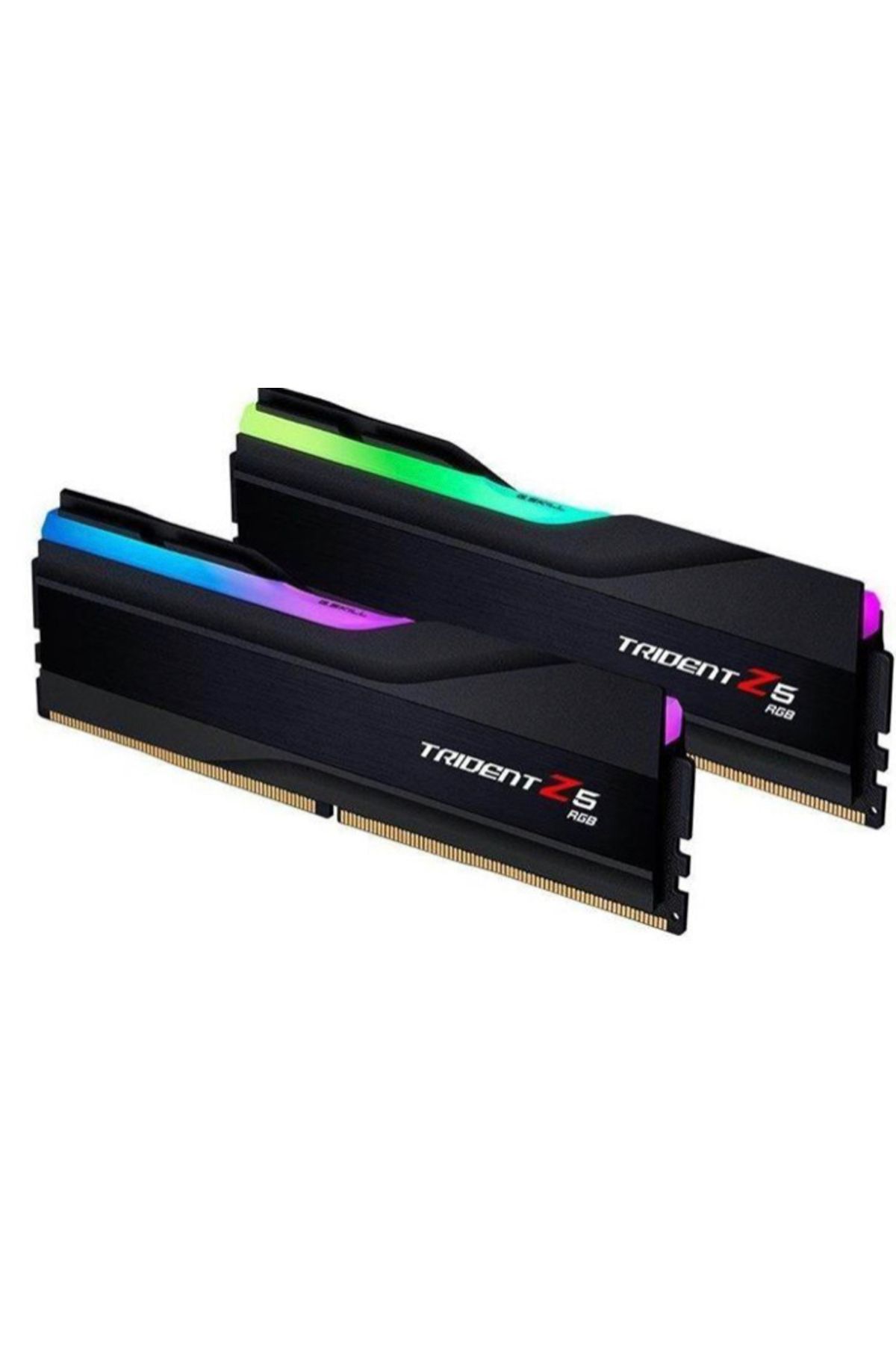 G Skill GSKILL Trident Z5 RGB Siyah DDR5-6000Mhz CL30 64GB (2x32GB) DUAL F5-6000J3040G32GX2-TZ5RK 4V PC RAM