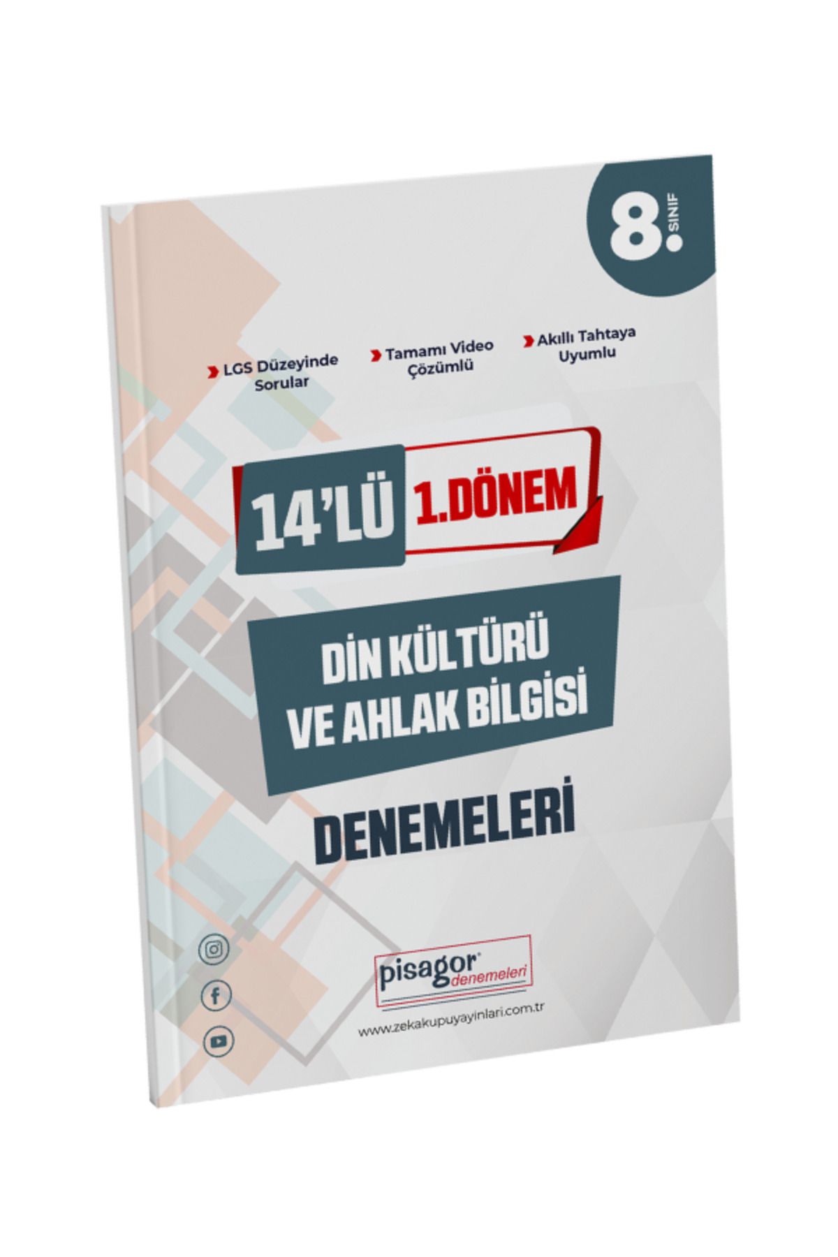 Zeka Küpü Yayınları Pisagor 8. Snf 14'lü 1. Dönem Din Kültürü Ve Ahlak Bilgisi Branş Denemeleri