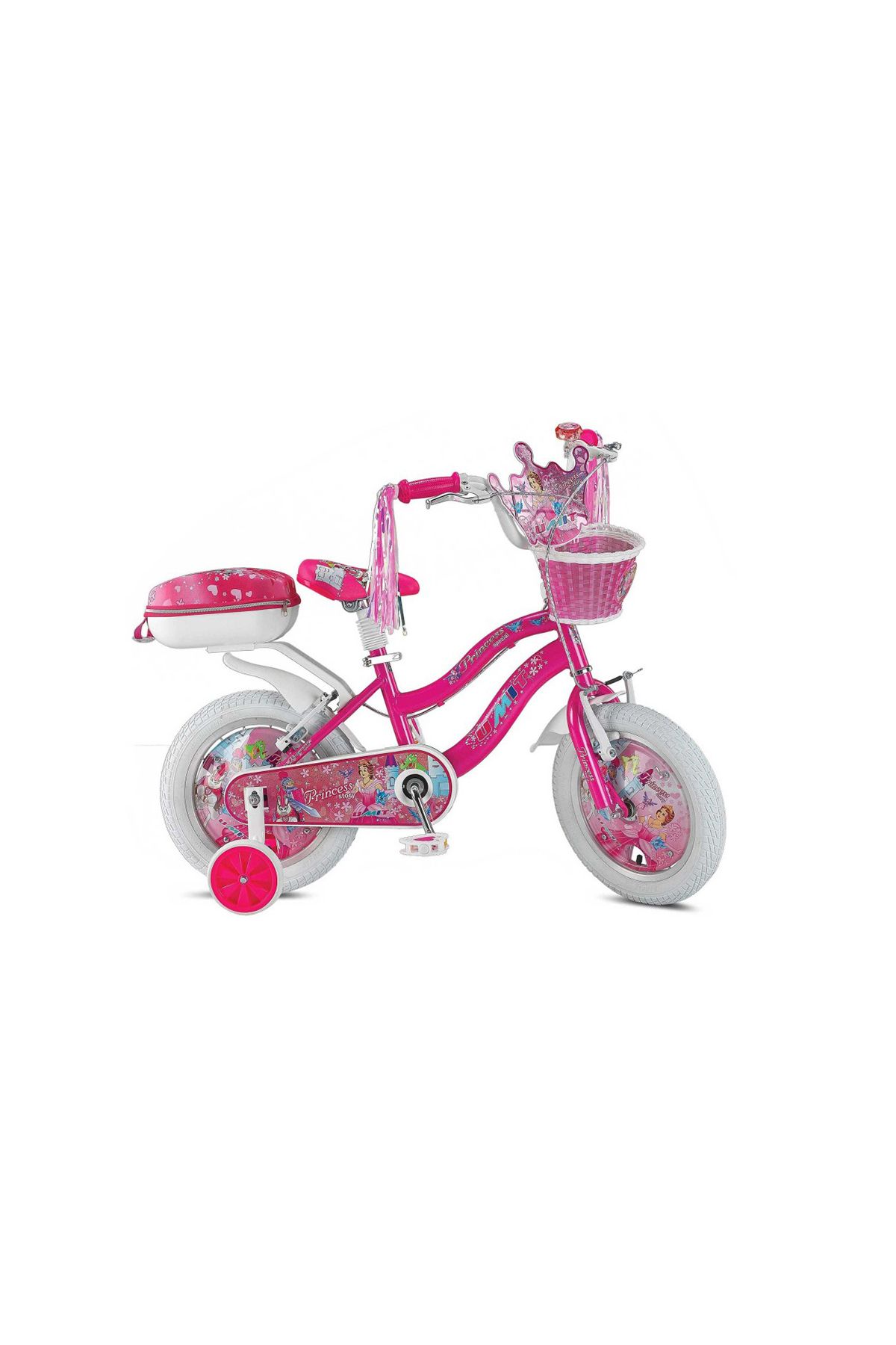 Ümit Bisiklet Ümit Princess - 14 Jant Sepetli Çocuk Bisikleti - Pembe
