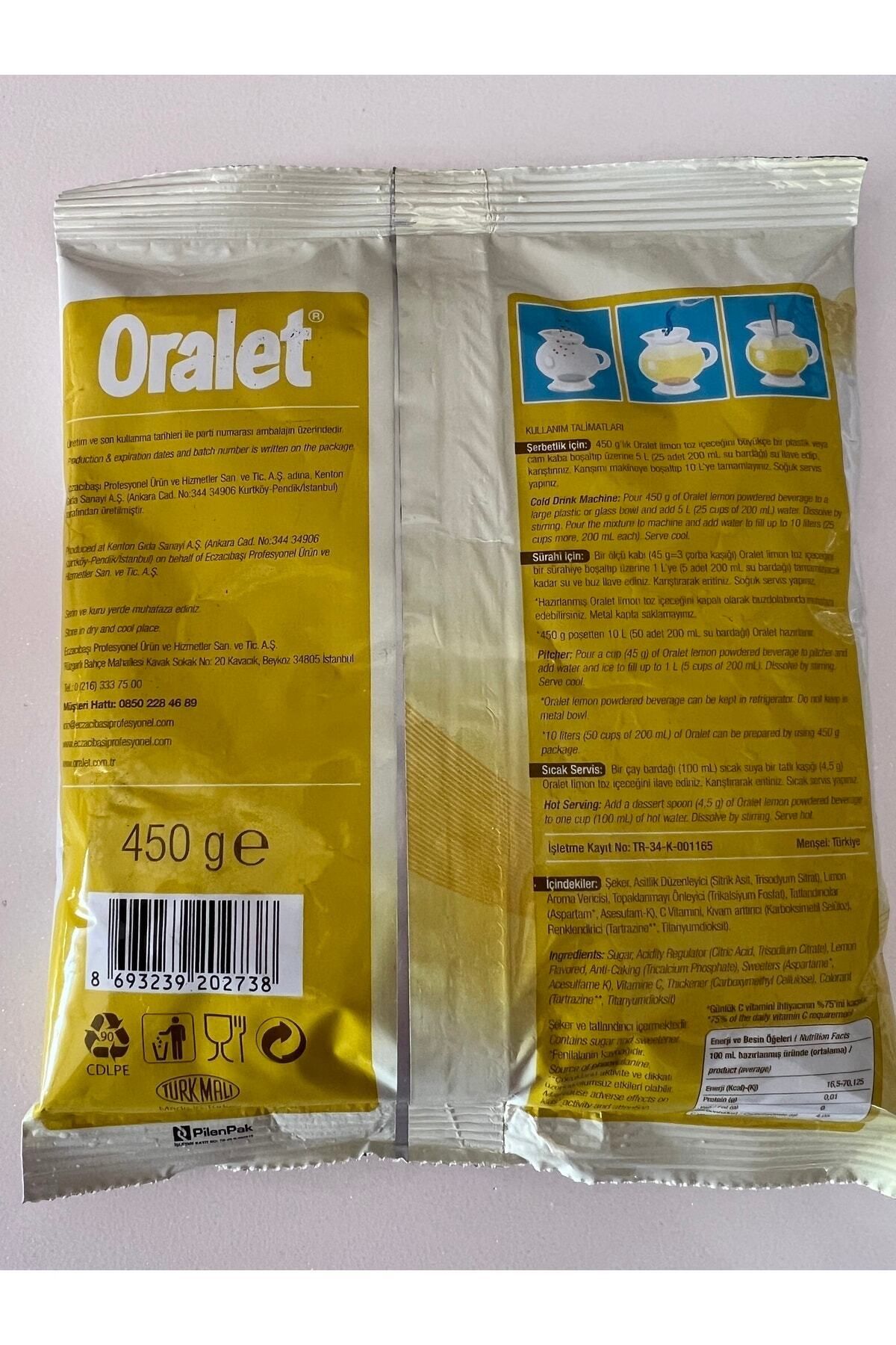 Oralet Limon 450 gr