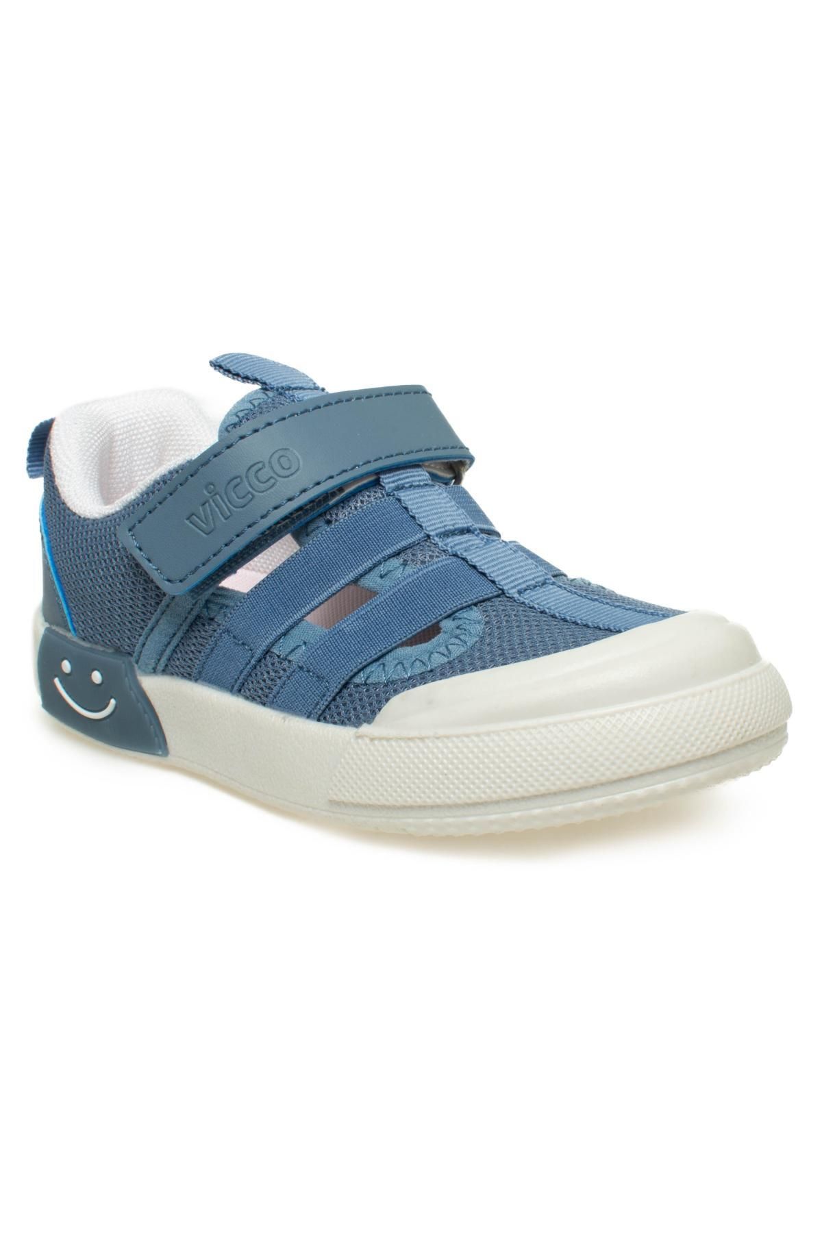 Vicco 346.P24Y145 Momo Patik Işıklı Mavi Çocuk Ayakkabı