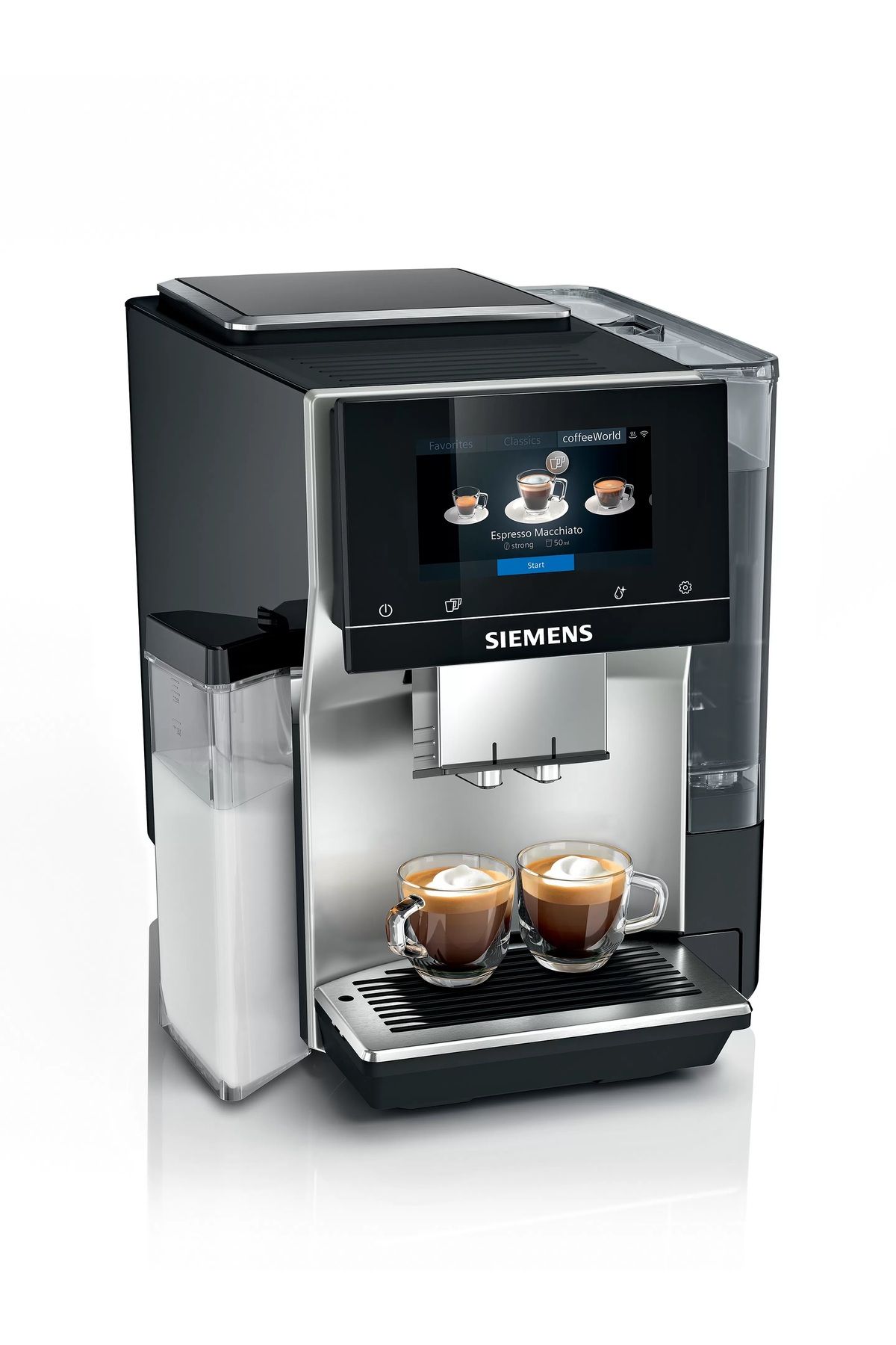 Siemens SİEMENS Tam Otomatik Kahve Makinesi EQ700 integral Inox silver metallic