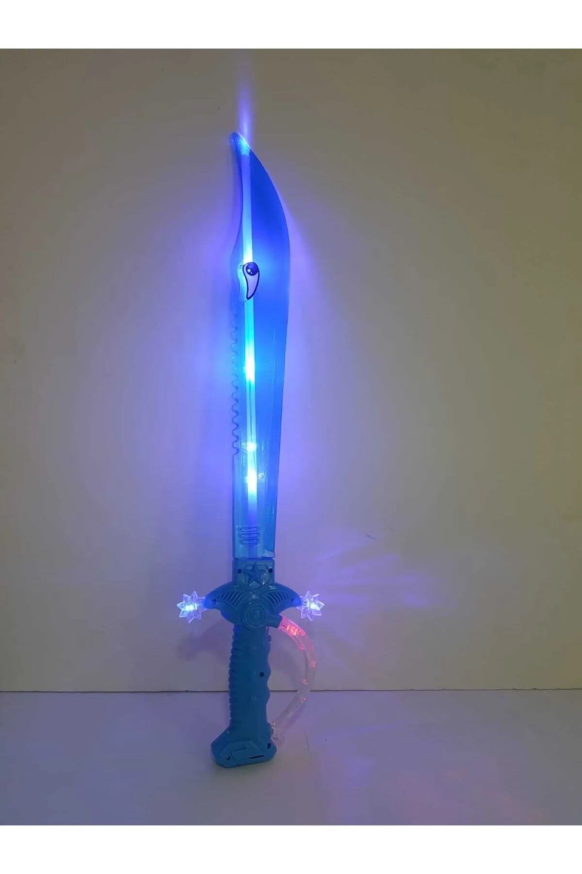 Numaca Büyük Boy Işıklı Kılıç Pilli Oyuncak Kılıç Harekete Duyarlı Sesli 58 cm Uzunluğunda Renkli Işıklı