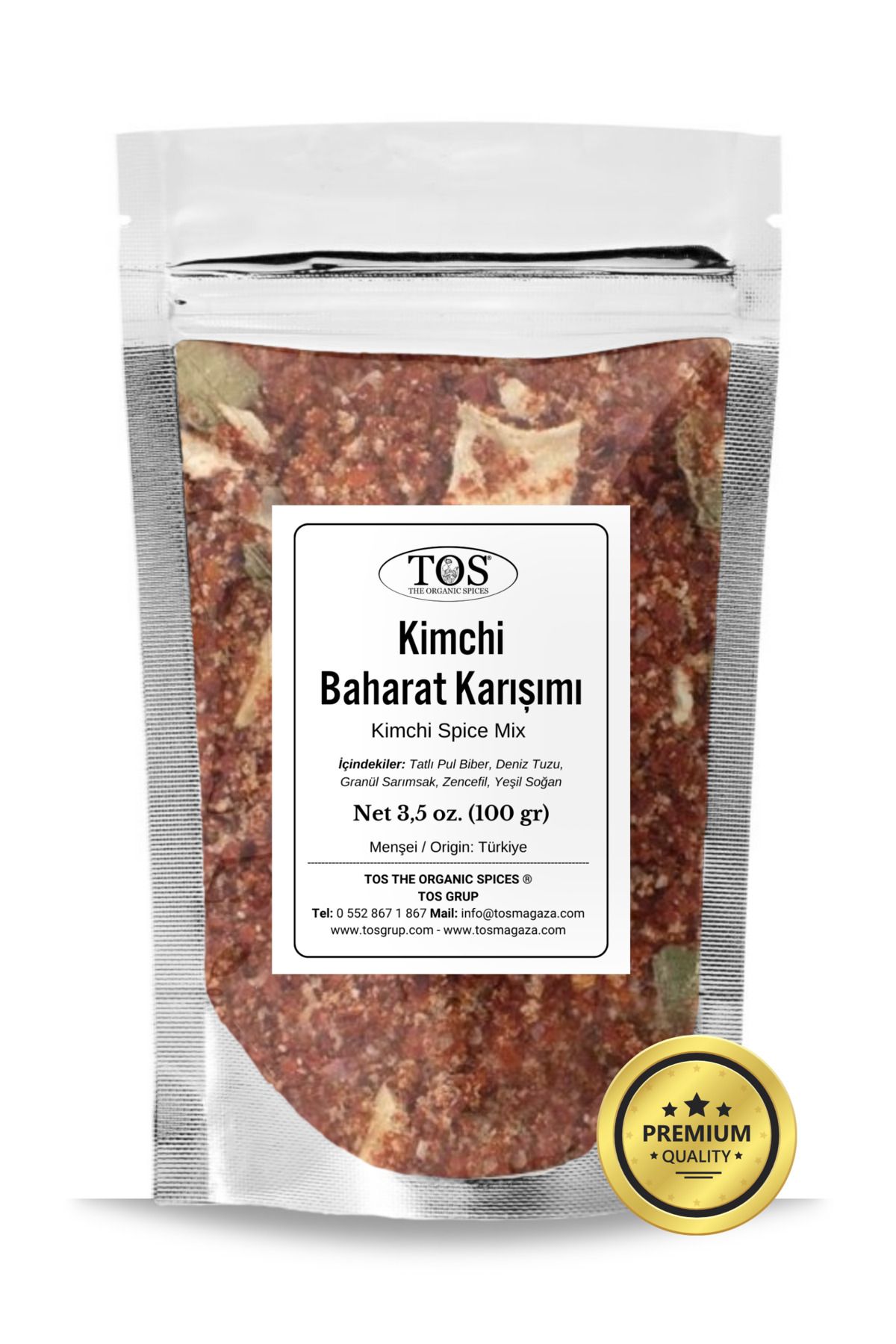 TOS The Organic Spices Kimchi Baharat Karışımı 100 Gr