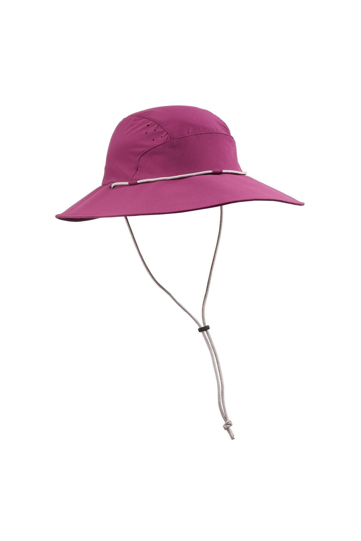 Decathlon Kadın Uv Korumalı Şapka - Mor - Trek500