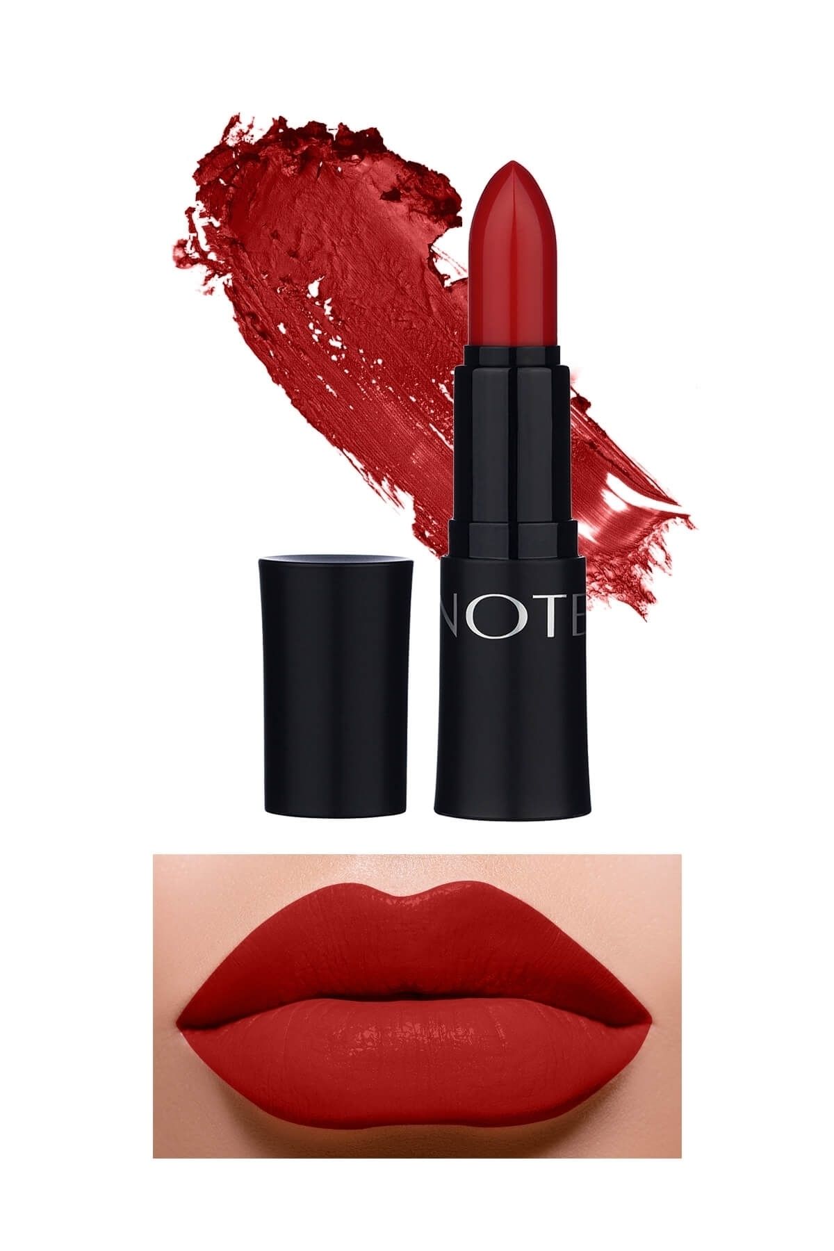 Note Cosmetics Mattemoist Lipstick Mat Bitişli Ruj 306 Miss Blossom - Kırmızı