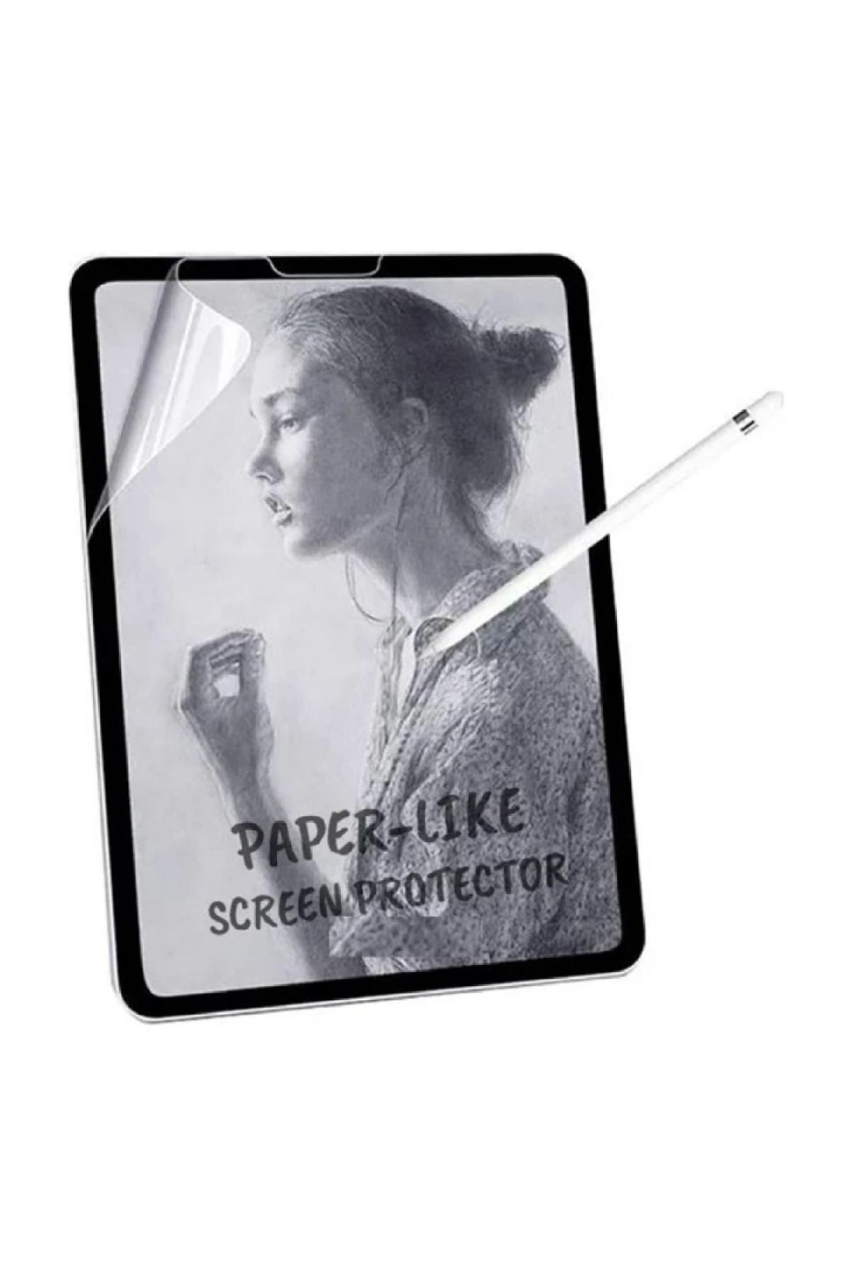 wowacs Apple Ipad Pro 6.nesil 12.9 Inç 2022 Uyumlu Paperlike Kağıt Hissi Yazım Çizim Ekran Koruyucu Film