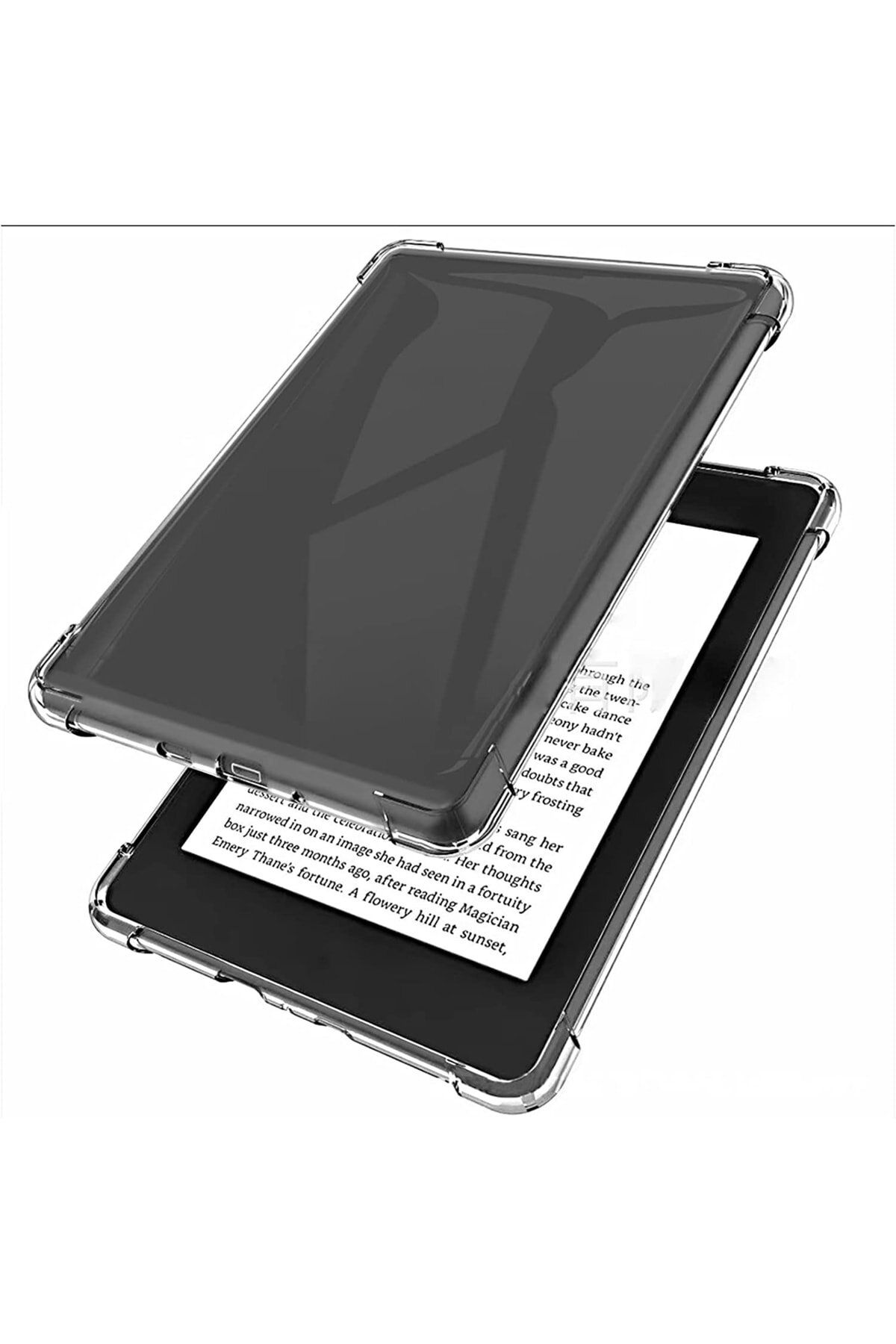 Bluoklight 6.8" Kindle Paperwhite 5 Transparent Şeffaf Manyetik Kapaklı 11.nesil Kitap Okuyucu Kılıfı