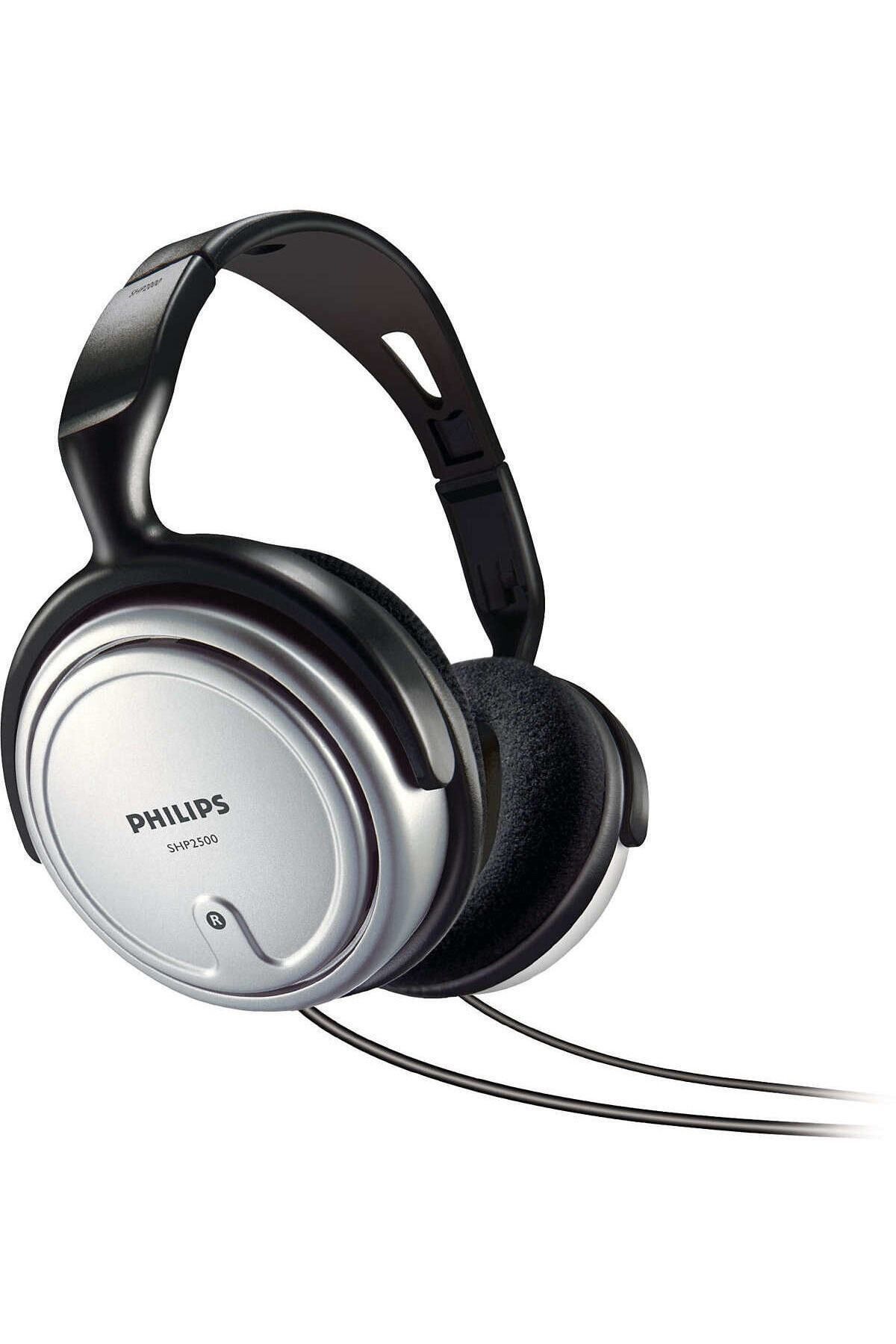 Philips SHP2500/10 Kulaküstü Kulaklık Siyah/Gümüş