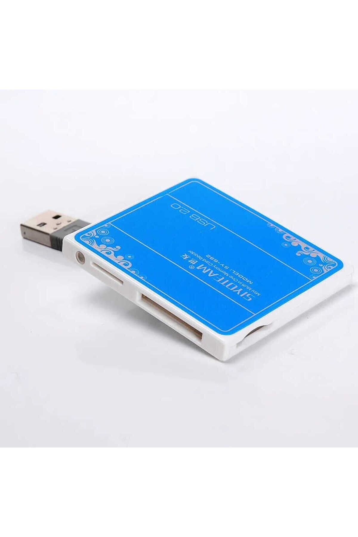 Canpay hafıza kartı okuyucu usb dönüştürücü-Çevirici-Çoklayıcı(SDHC,Mini+Micro SD,MMC,RSMMc,MS+DUO+PRO DUO)