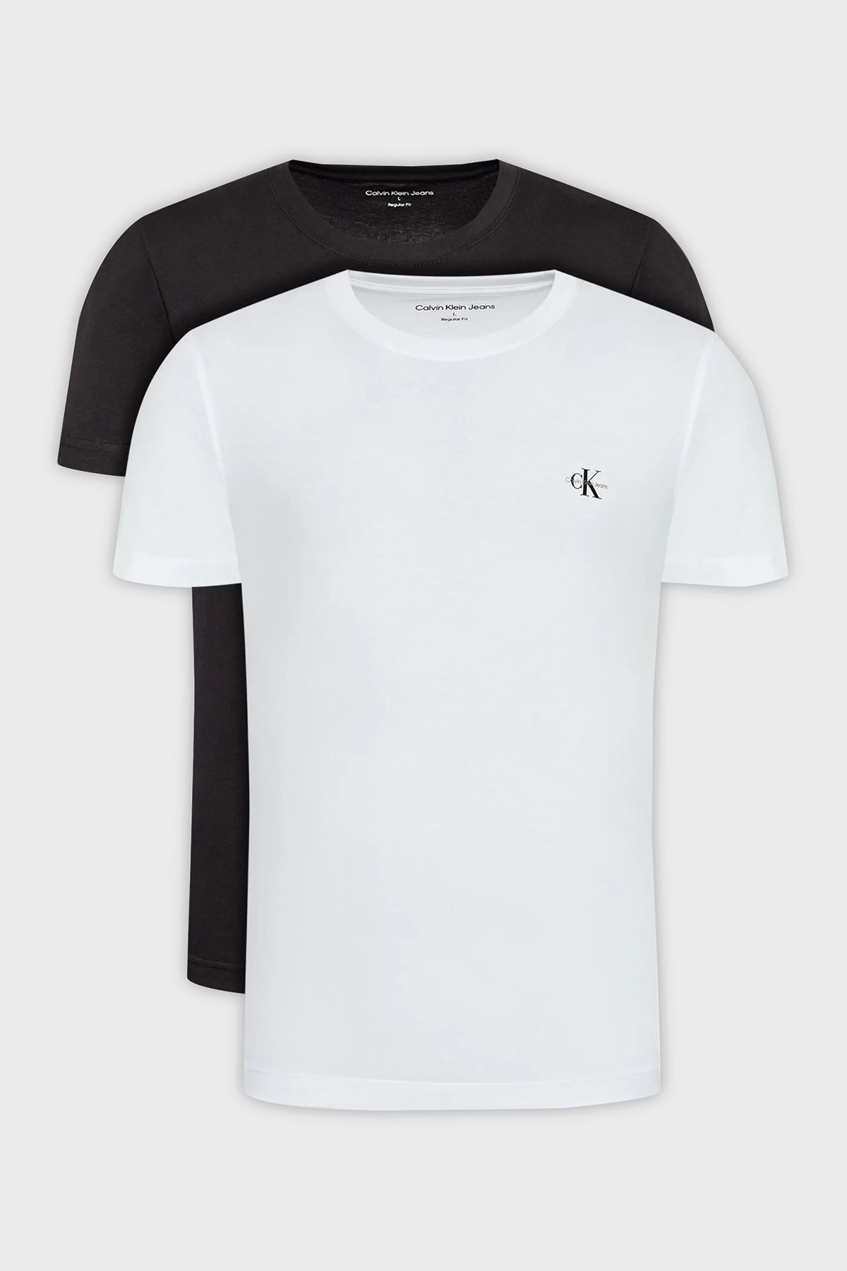 Calvin Klein Organik Pamuklu Regular Fit 2'li T Shirt J30J320199YAF Erkek T SHİRT J30J320199 YAF