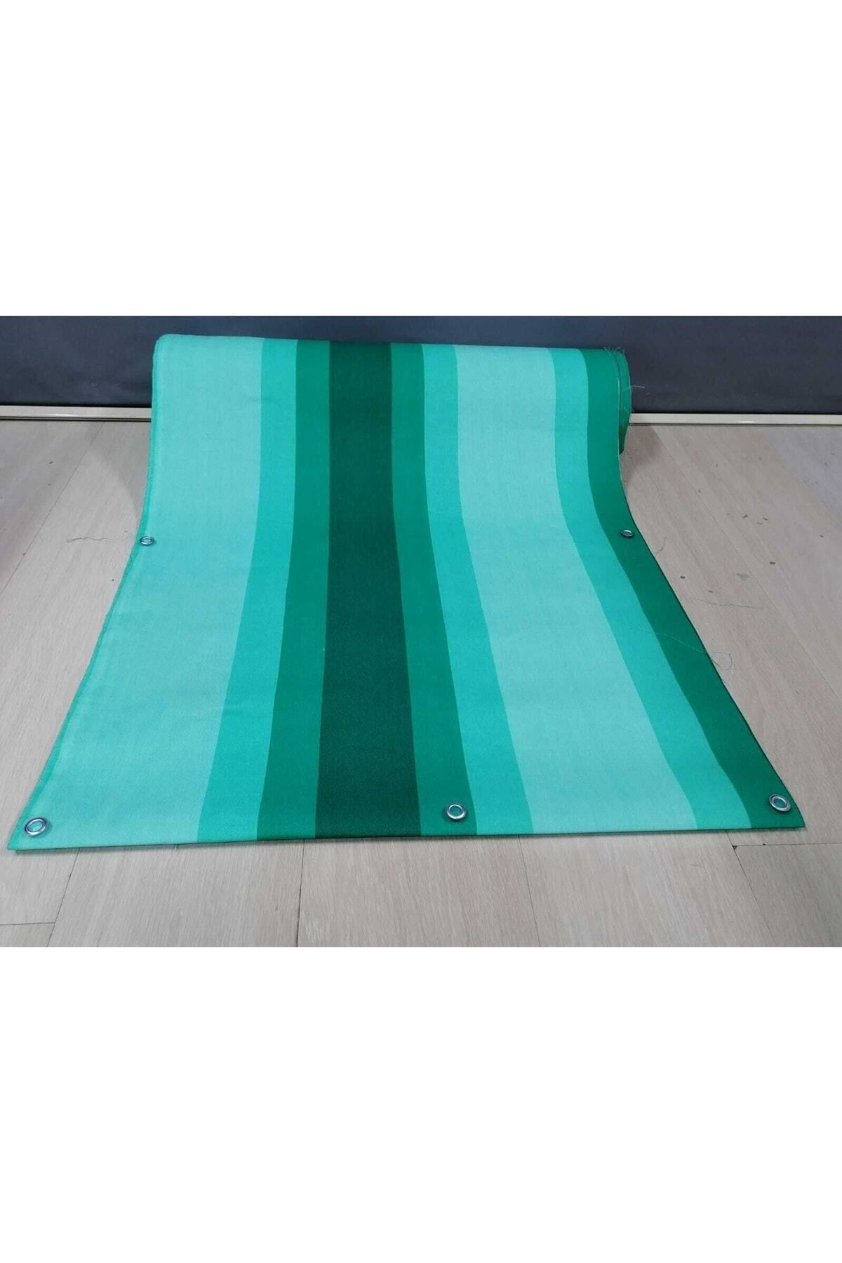 Başak Ev Tekstili 67x100cm Yeşil Çizğili Kumaş Balkon Brandası(istediğiniz Ölçü Kadar Adeti Çoğaltabilirsi