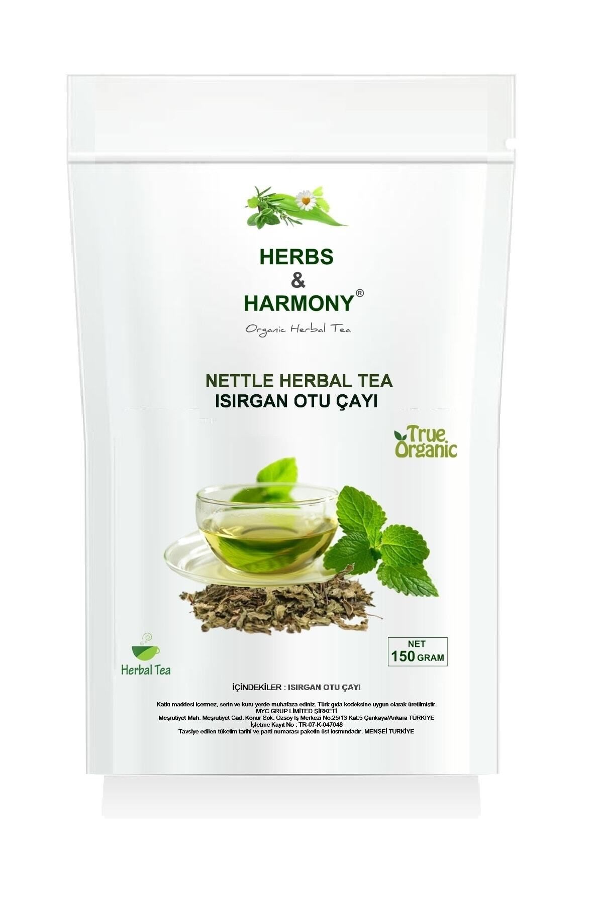 Herbs & Harmony Nettle Herbal Tea Isırgan Otu Bitki Çayı 150 gram