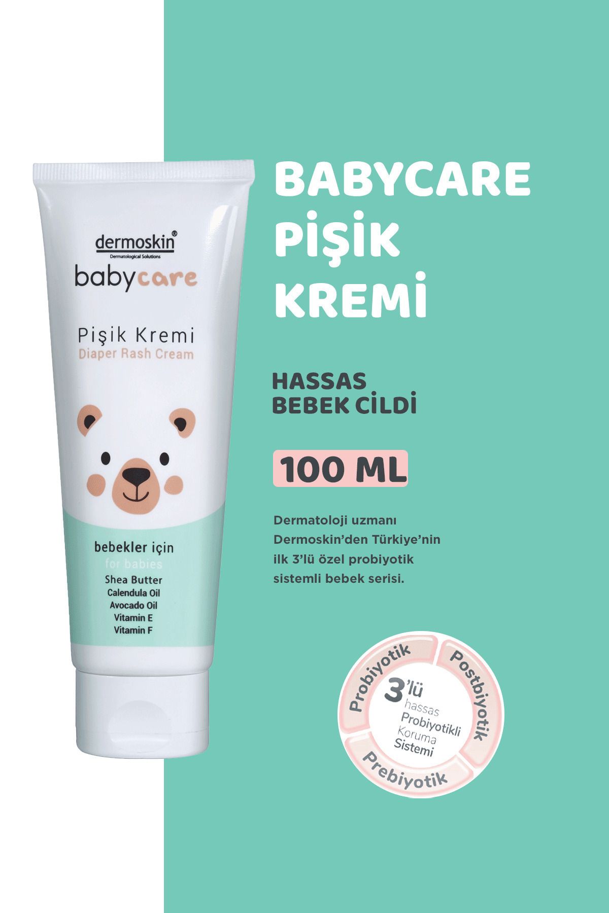 Dermoskin Bebek Bakım Pişik Kremi 100ml