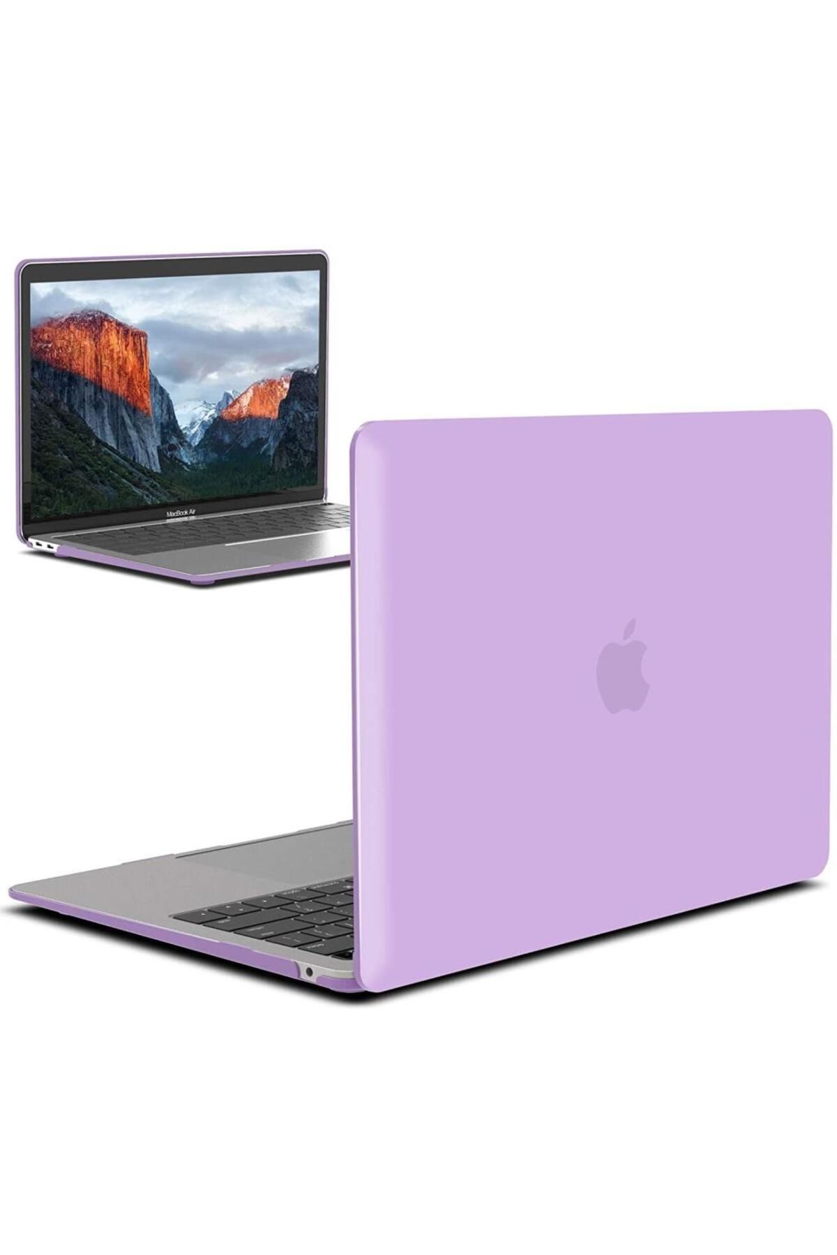 CODEGEN Apple 13" Macbook Air A1932 A2179 Mor Kılıf Koruyucu Kapak Cmat-133pu