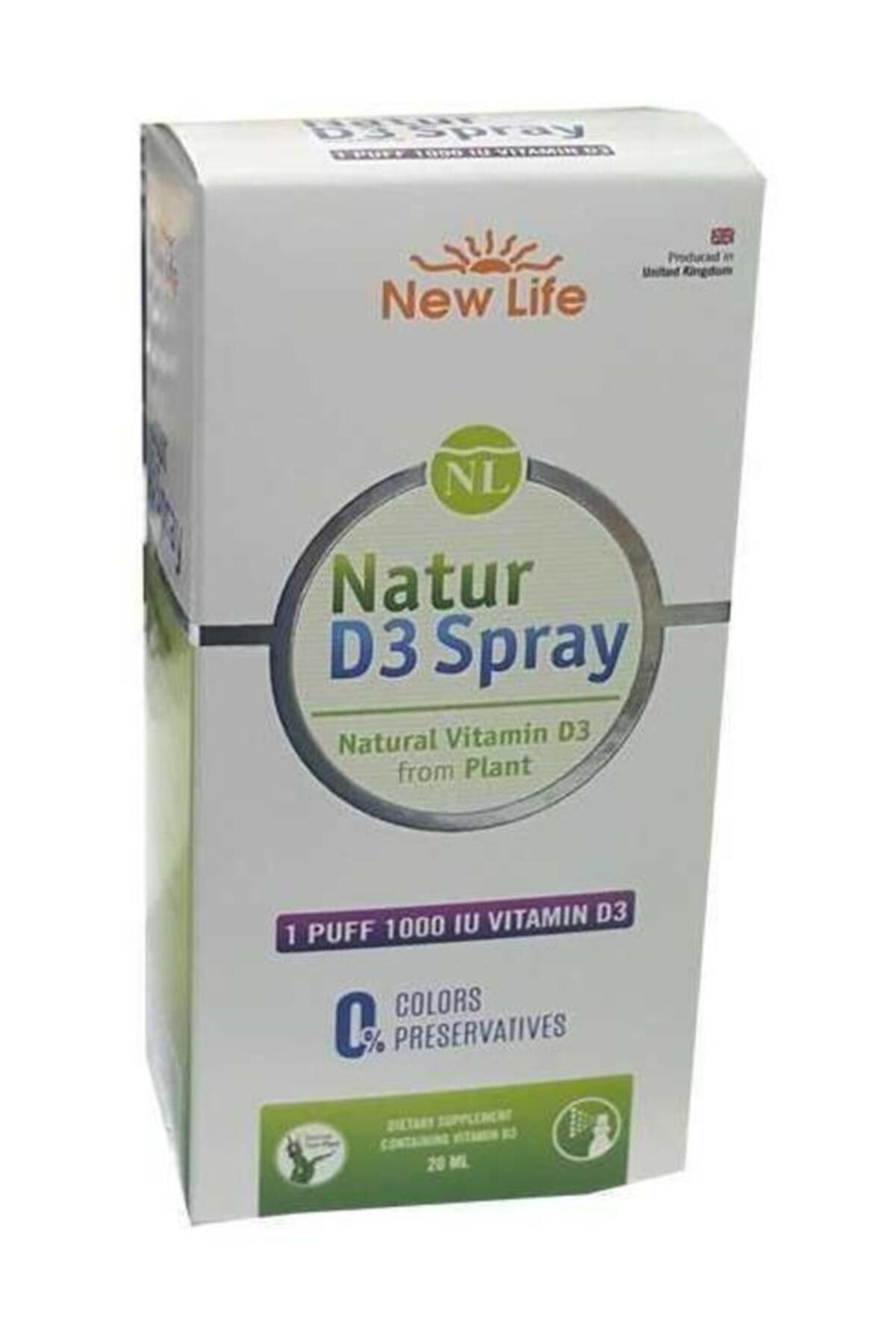 New Life Newlıfe Natur D3 Spray 1000 Iu 20 ml