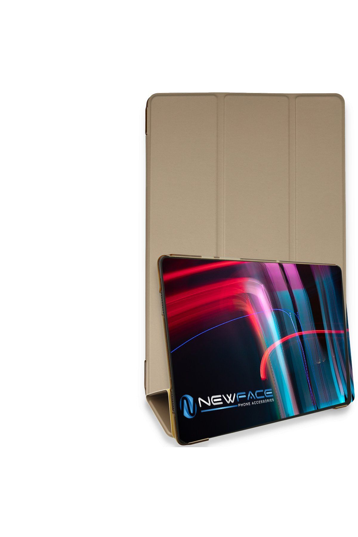 NewFace iPad Pro 9.7 Uyumlu Tablet Smart Kılıf - Gold 307104