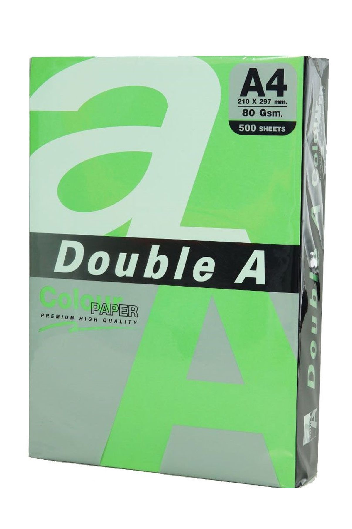 Toptan Bulurum Double A Renkli Fotokopi Kağıdı 500 LÜ A4 80 GR Pastel Zümrüt Yeşili