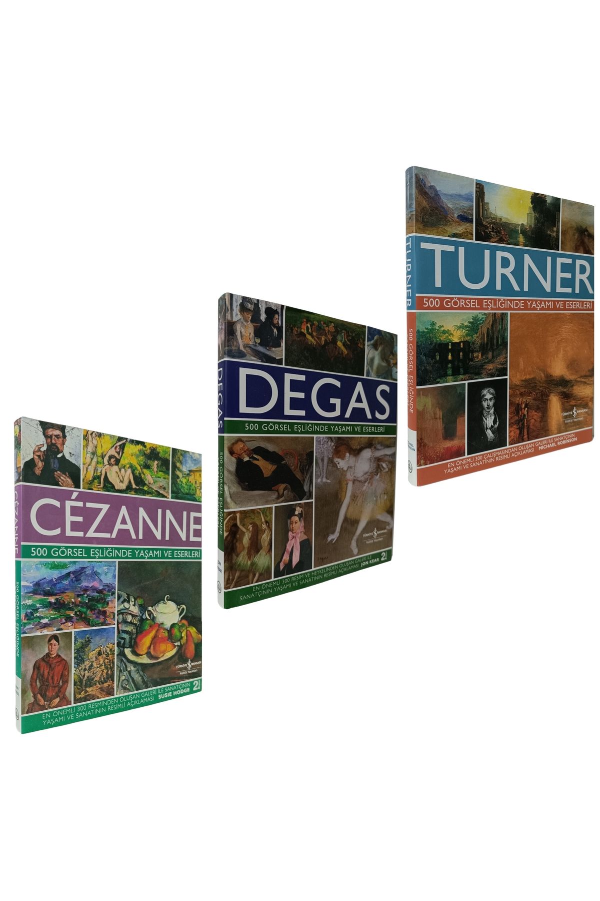 İthaki Yayınları Ressamlar 500 Görsel Eşliğinde Hayatı ve Eserleri Turner Degas Cezanne