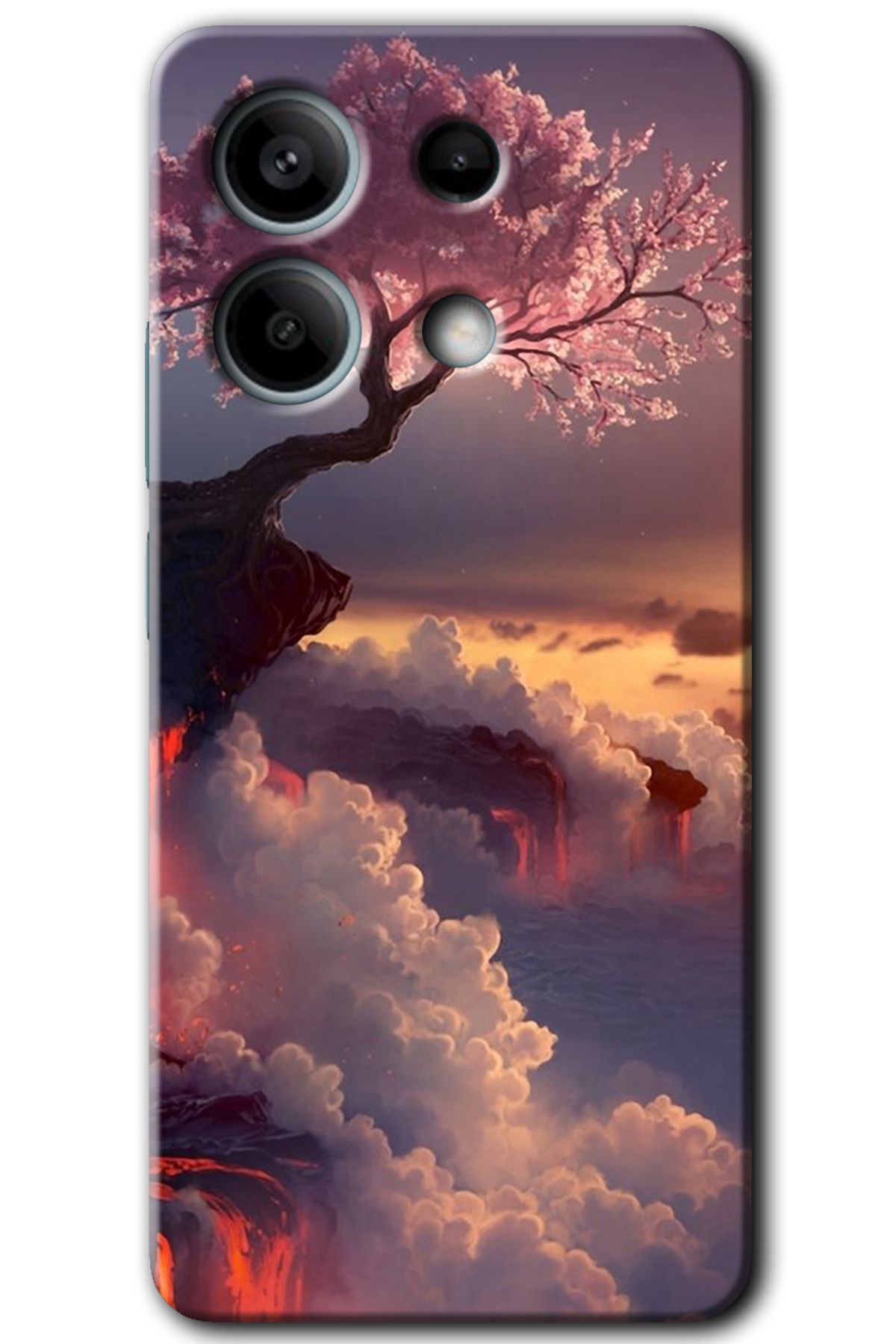 Gramaphone Xiaomi Redmi Note 13 Pro 5G Kılıf HD Desen Baskılı Kılıf - Uçurumdaki Hayat