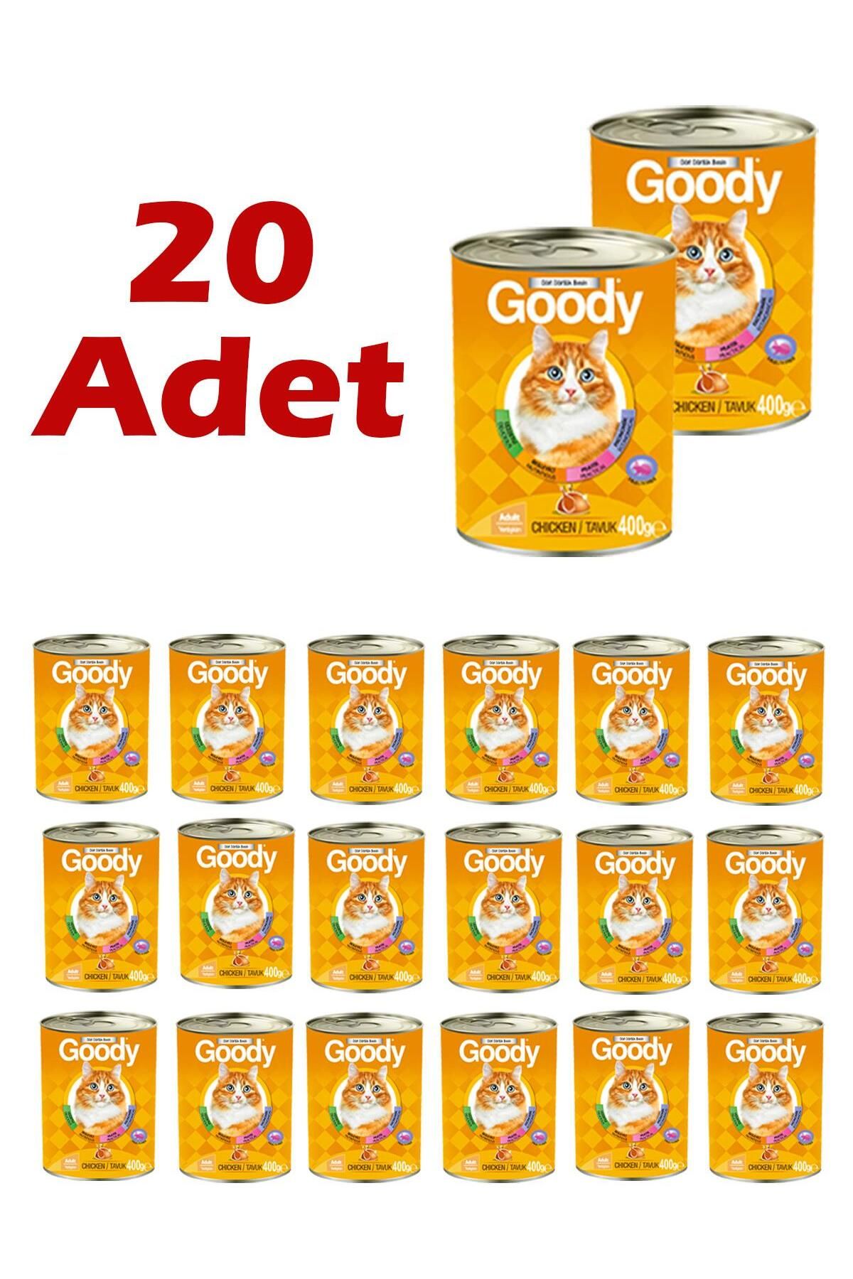 Goody Tavuklu Yetişkin Kedi Konservesi 400 Gr 20 Adet