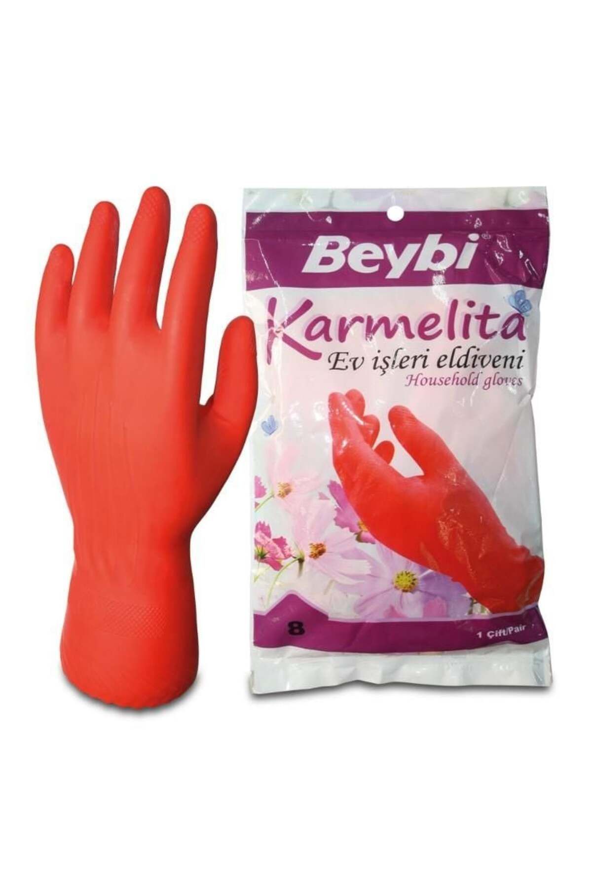 BEYBİ Karmelita Bulaşık Eldiveni No:8,5