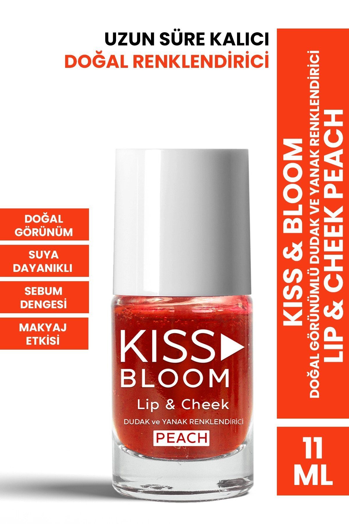 PROCSIN Kiss & Bloom Doğal Görünümlü Dudak ve Yanak Renklendirici Lip & Cheek Peach 11 ml