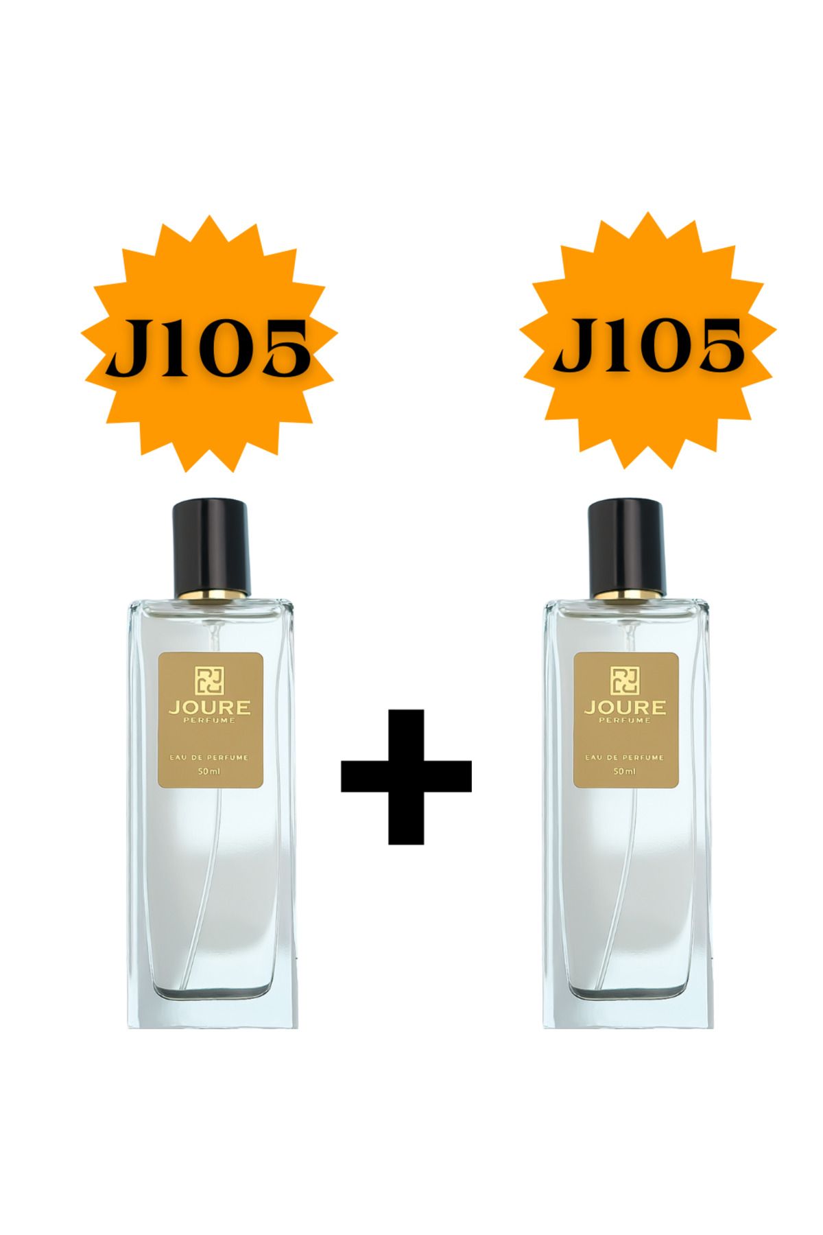 JOURE PERFUME 2'li Joure J105 - Afrodizyaklı Tatlı Baharatlar Vanilya Pudralı 50ml Kalıcı Edp Kadın Parfüm 2 Adet