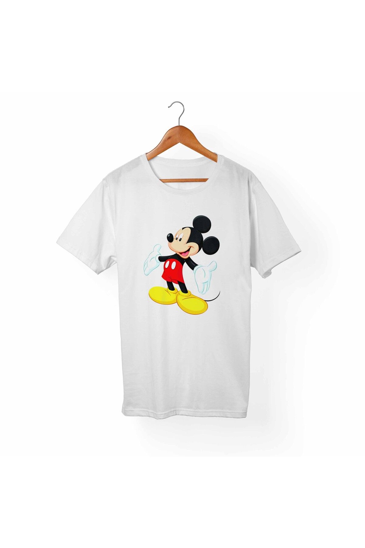 Alfa Tshirt Mickey Mouse Beyaz Çocuk T-shirt