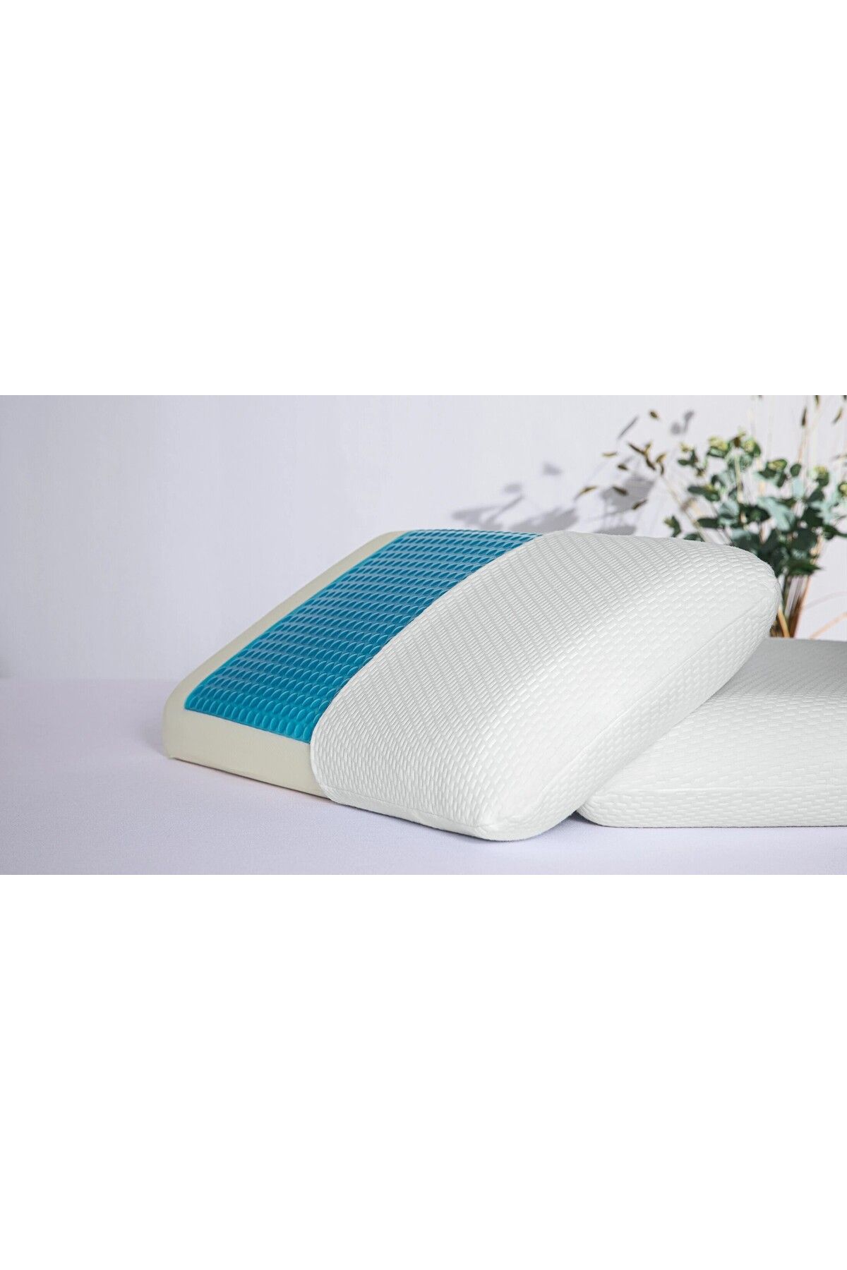 LASEL SLEEP - Visco Comfort Jel - Jelli Soğutuculu Terleme Önleyici Visco Yastık Ortopedik Boyun Yastığı