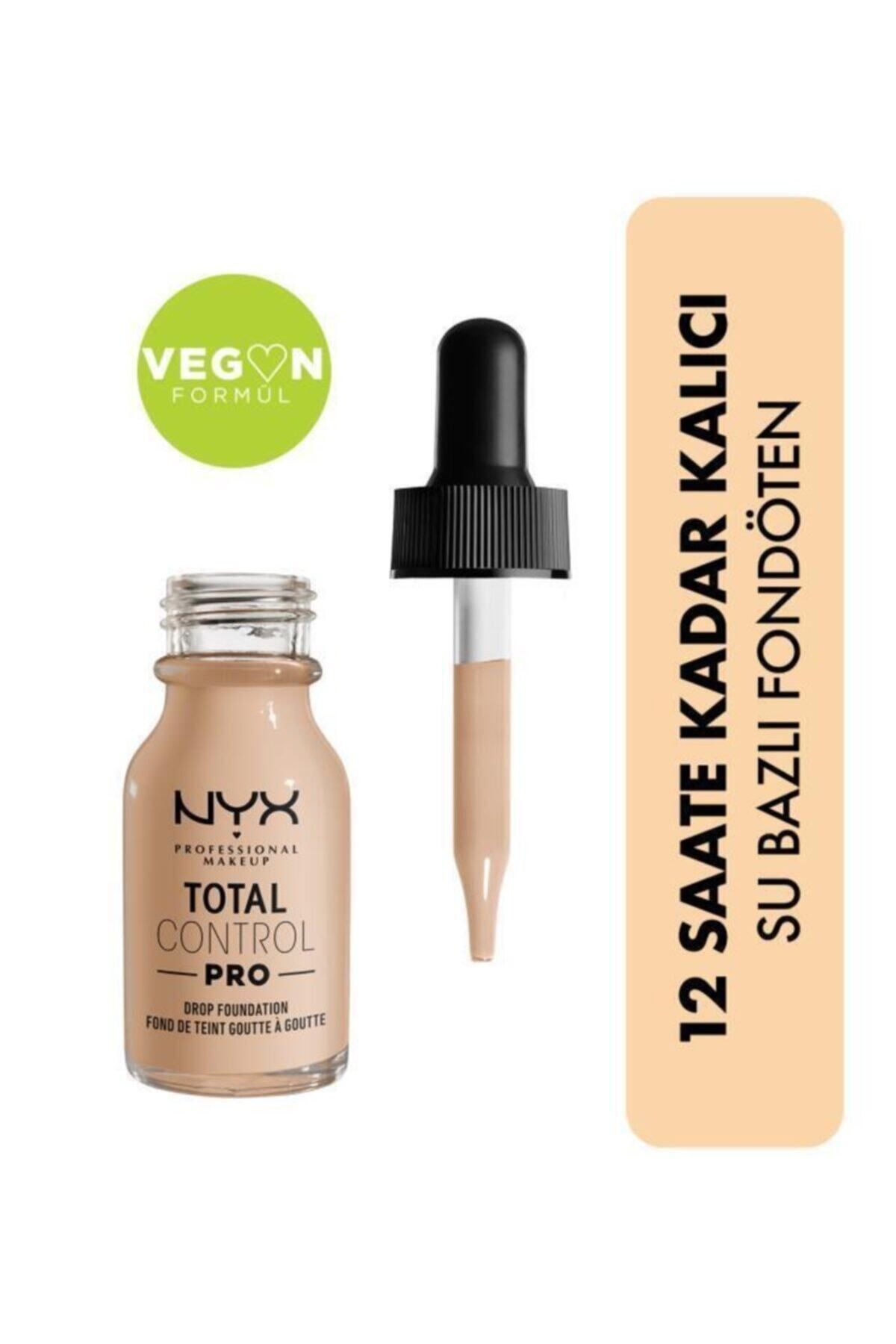 NYX Professional Makeup Total Control Pro Drop Foundation Alabaster - Fondöten