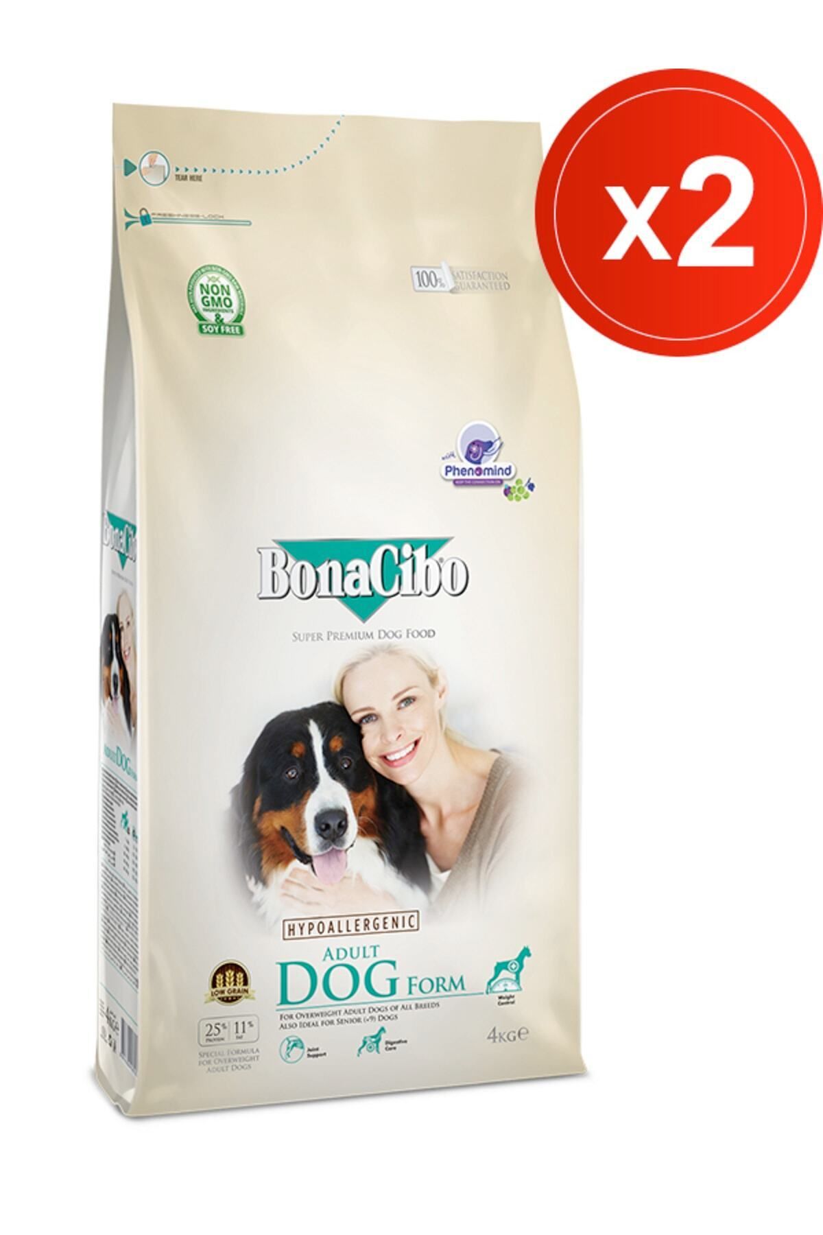 BonaCibo Adult Dog Form 4 Kg X 2 Adet Form Yetişkin Köpek Maması