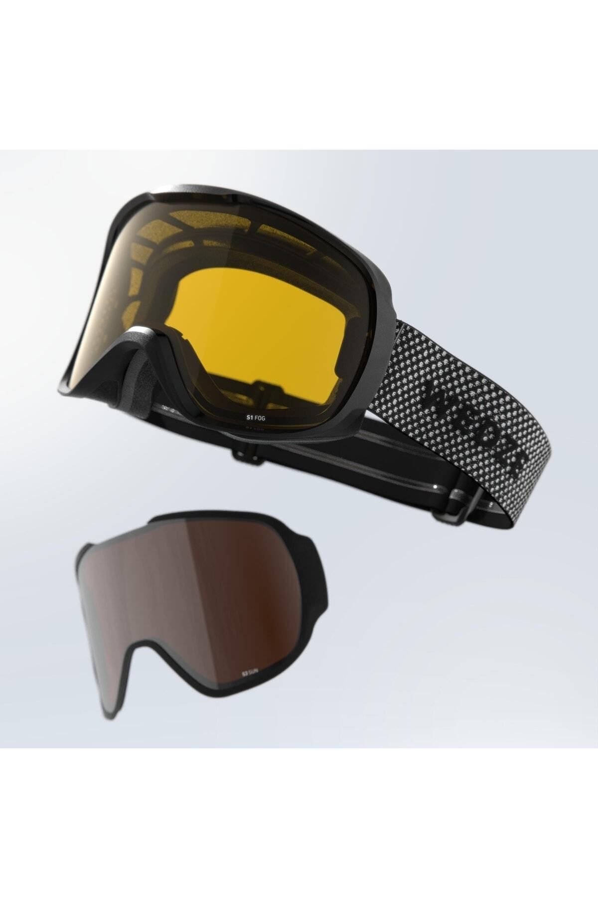 Decathlon Wedze Çocuk Kayak Ve Snowboard Maskesi - Gri - G 500 I