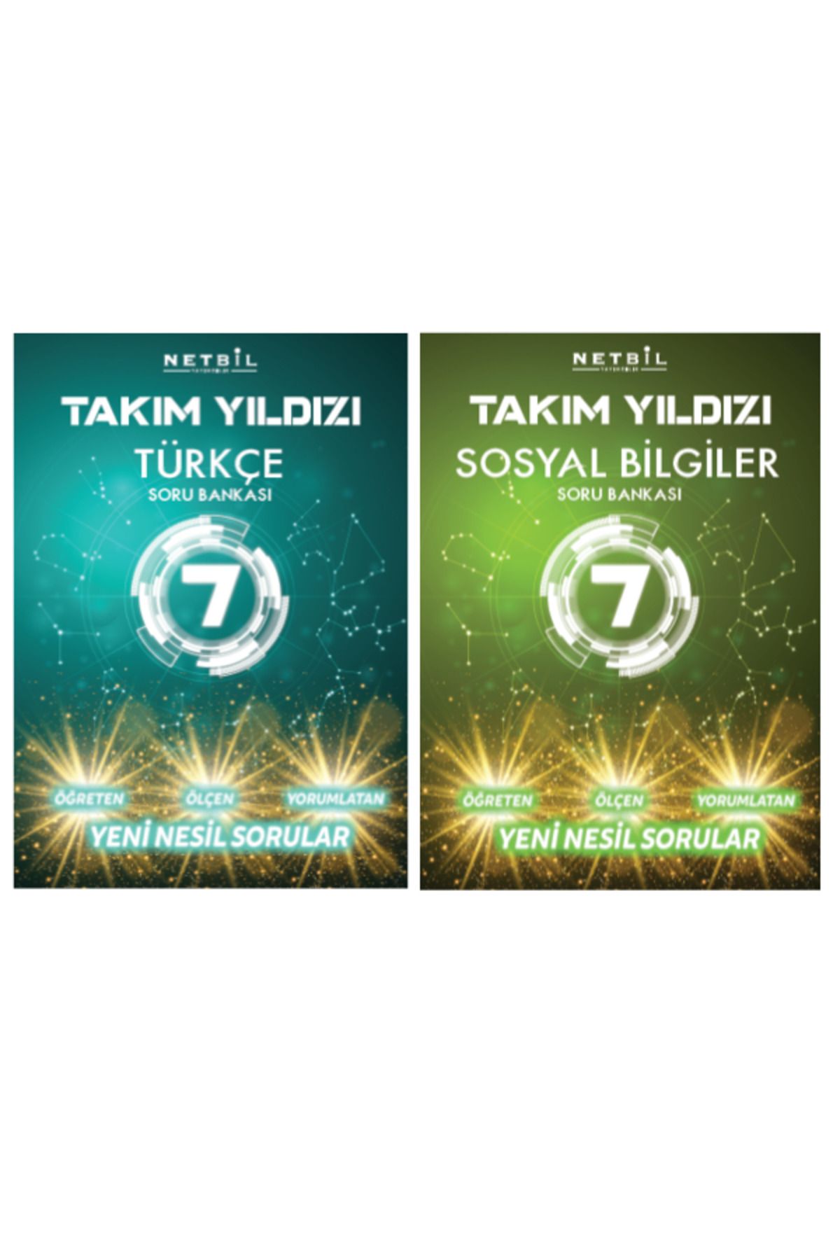Netbil Yayınları Netbil Yayıncılık 7. Sınıf Takım Yıldızı Türkçe - Sosyal Soru Bankası