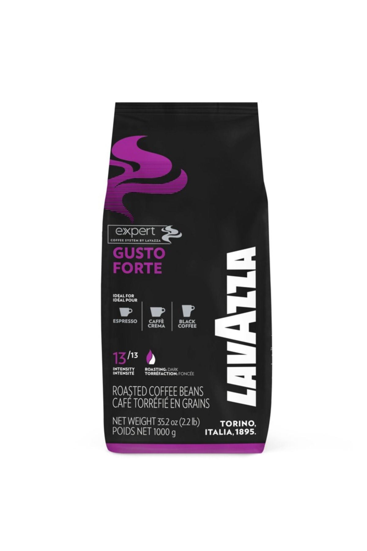 LavAzza Expert Gusto Forte Çekirdek Kahve (ROASTED COFFEE BEANS 1 KG %100 ORİGİNAL)