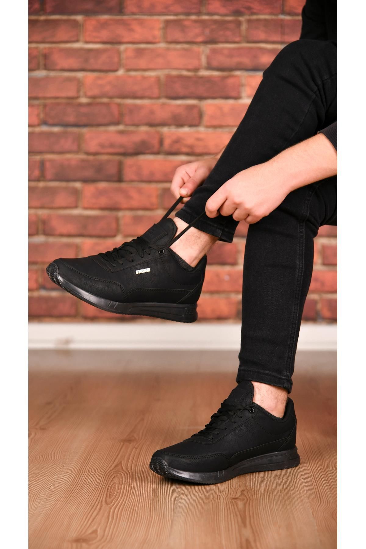 mackrock sports Şık Tasarım Bağcıklı Hafif Günlük Yürüyüş Rahat Taban Casual Sneaker Spor Ayakkabı