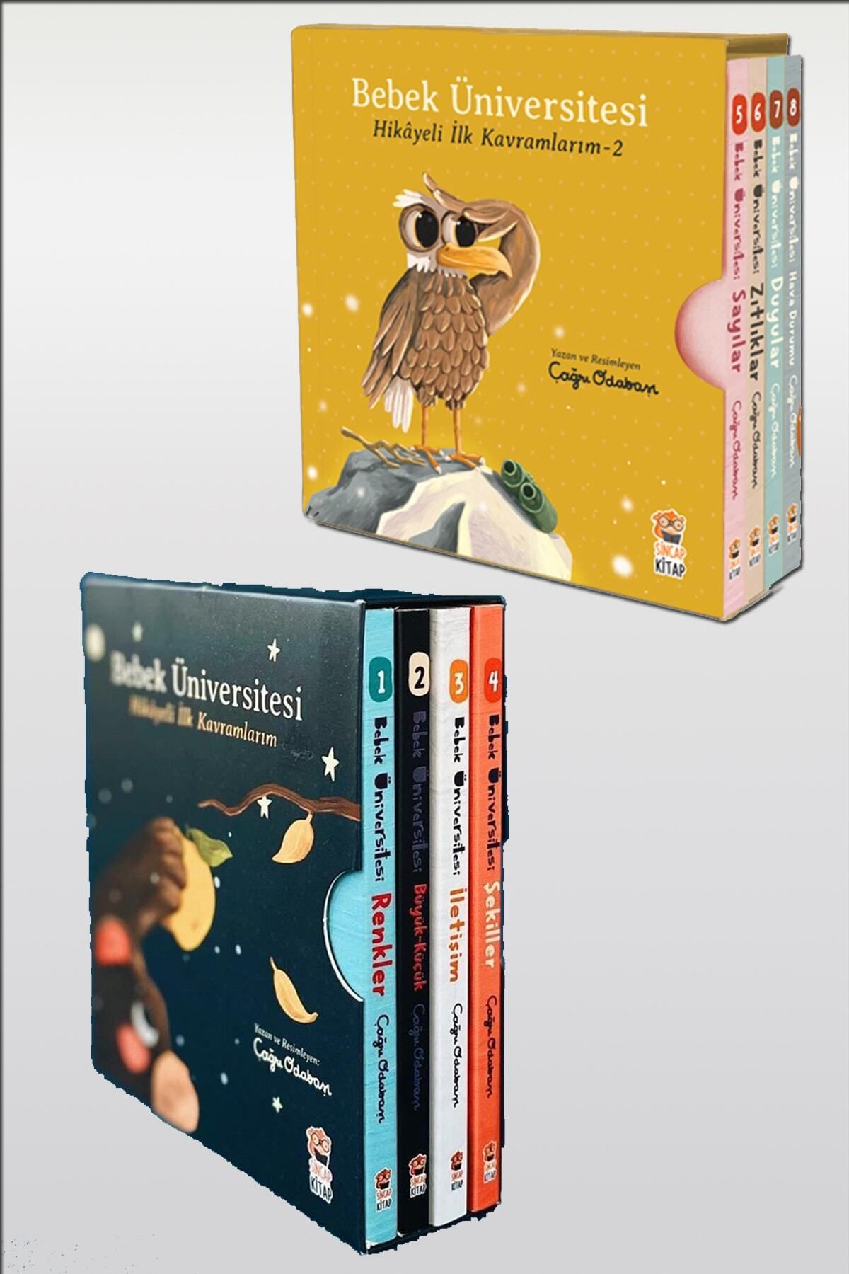 Sincap Kitap Bebek Üniversitesi 2 Set Bir Arada - 8 Kitap