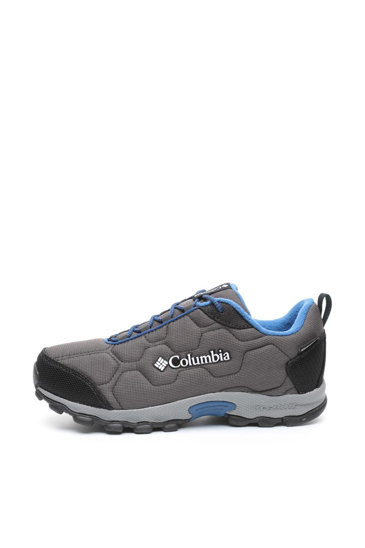 Columbia Gri Siyah Mavi Çocuk Youth Fırecamp™ Sledder 3 Wp Yürüyüş Ayakkabısı