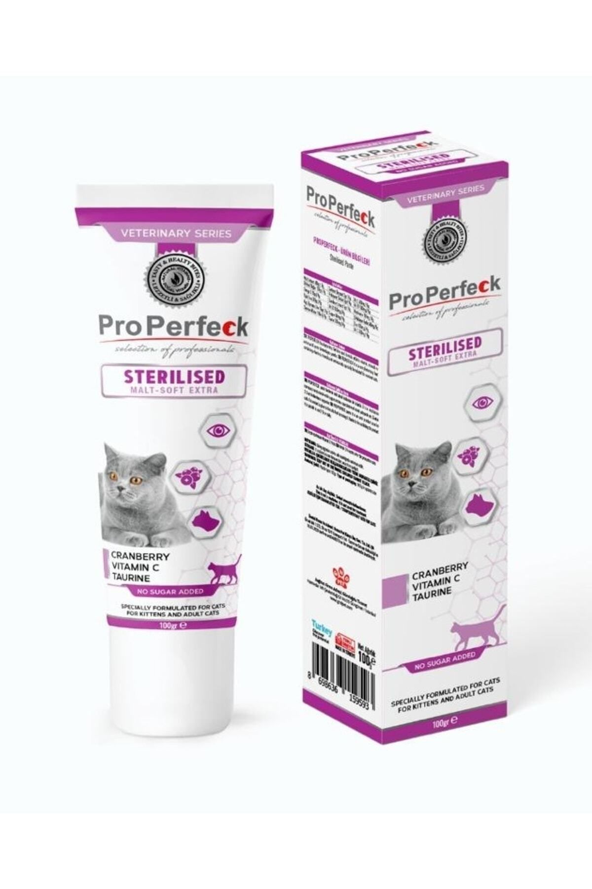 pro perfeck Sterillised Malt Soft Extra ( Kısır Kediler Için Urinary Destekli ) 100 Gr