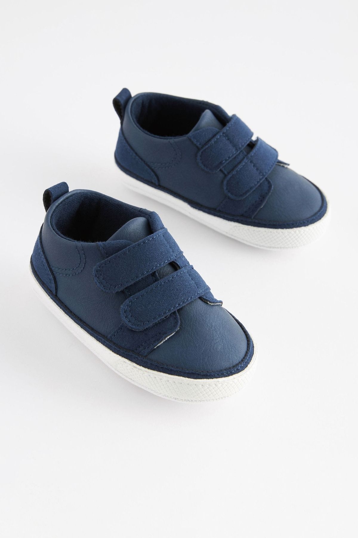 Next Baby Mavi Yumuşak Taban Bantlı Bebek Spor Ayakkabı