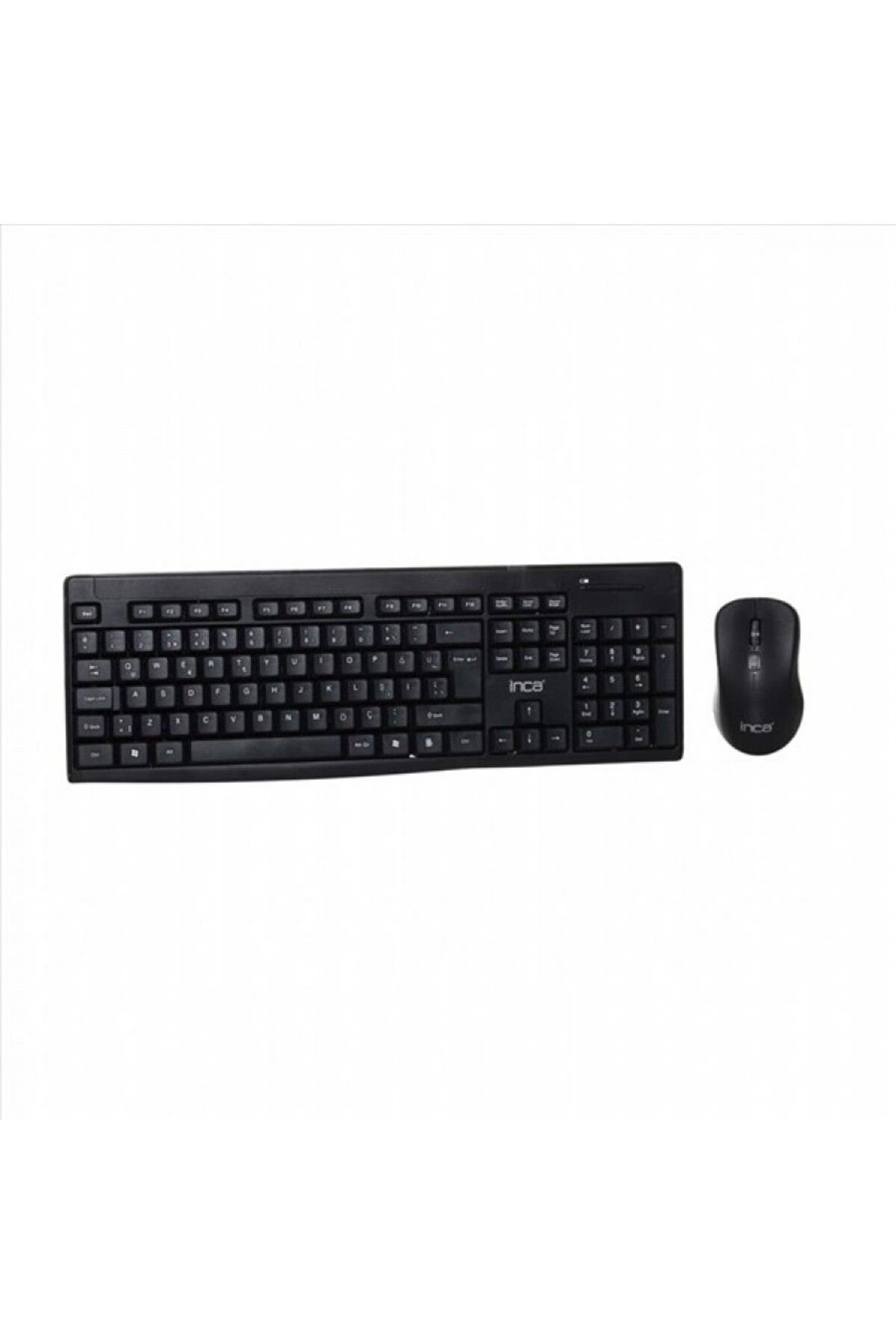 Inca IWS-539T Q Türkçe Kablosuz Multimedya Siyah Klavye+ Mouse