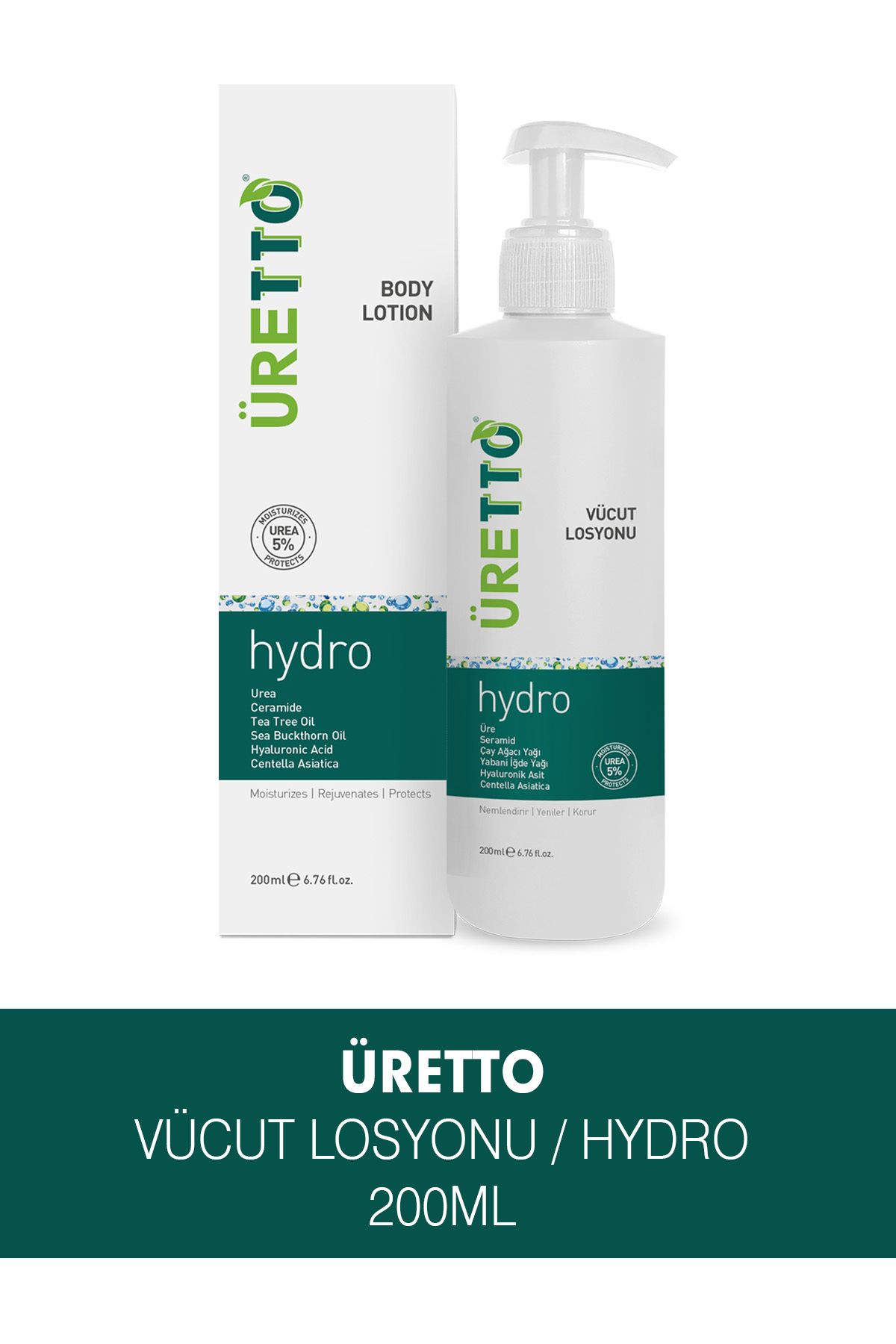 ÜRETTO HYDRO VÜCUT LOSYONU 200ml