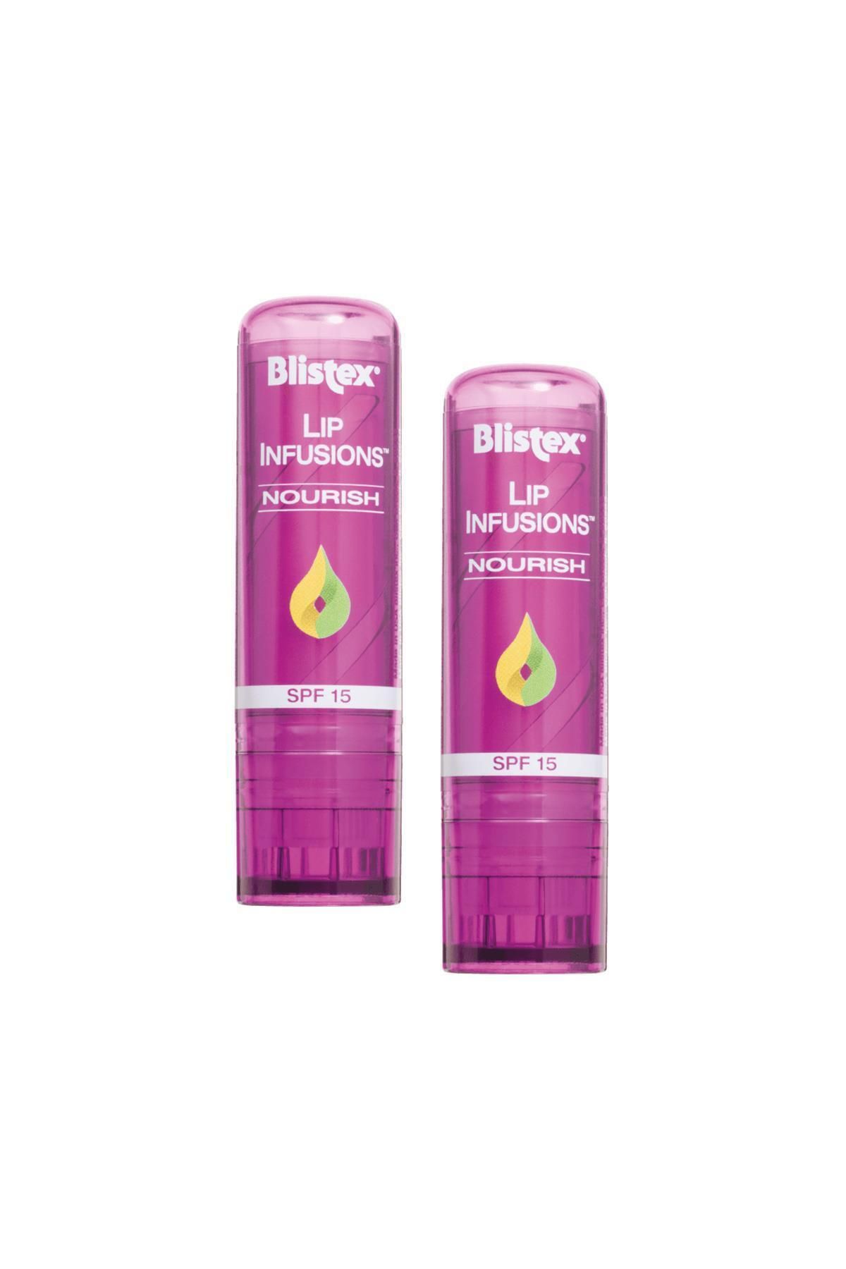 Blistex Pürüzsüz Dudaklar Için Besleyici Dudak Bakımı Lip Infusions Nourish Spf15 3,7g X2