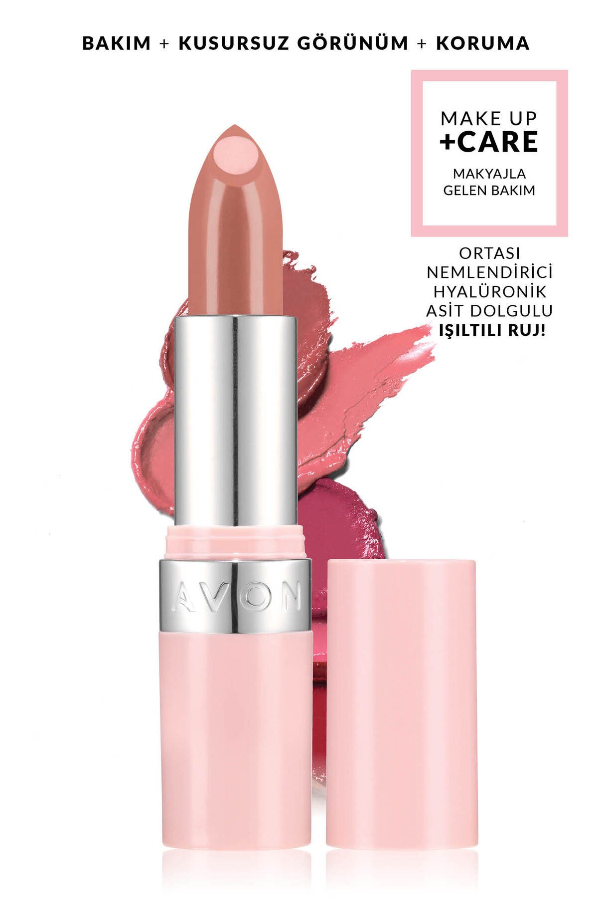 Avon Hydramatic Işıltılı Ruj Soft Nude