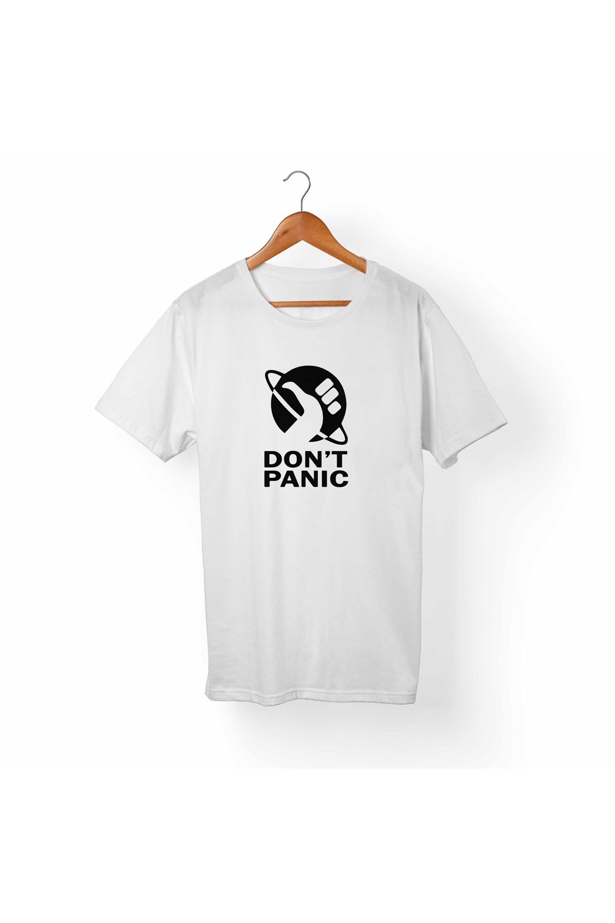 Alfa Tshirt Don't Panic Çocuk Beyaz Tişört