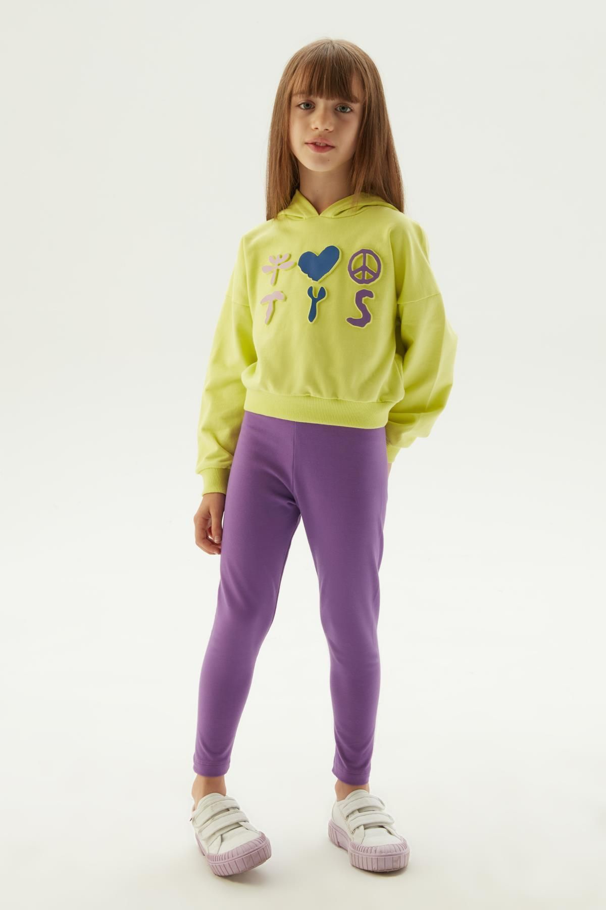 Tyess BG Store Kız Çocuk Yeşil Sweatshirt