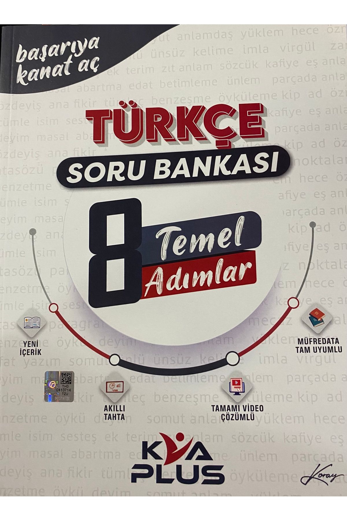 Koray Varol Yayınları Koray Varol KVA Plus 8.Sınıf LGS Türkçe Temel Adımlar Soru Bankası