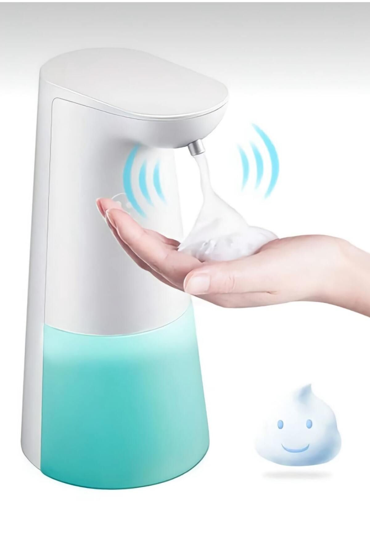 Mi-ÇA HOME Sensörlü Otomatik Akıllı Pilli Sıvı Sabunluk Köpük Dezenfektan Makinesi Pilli Fotoselli