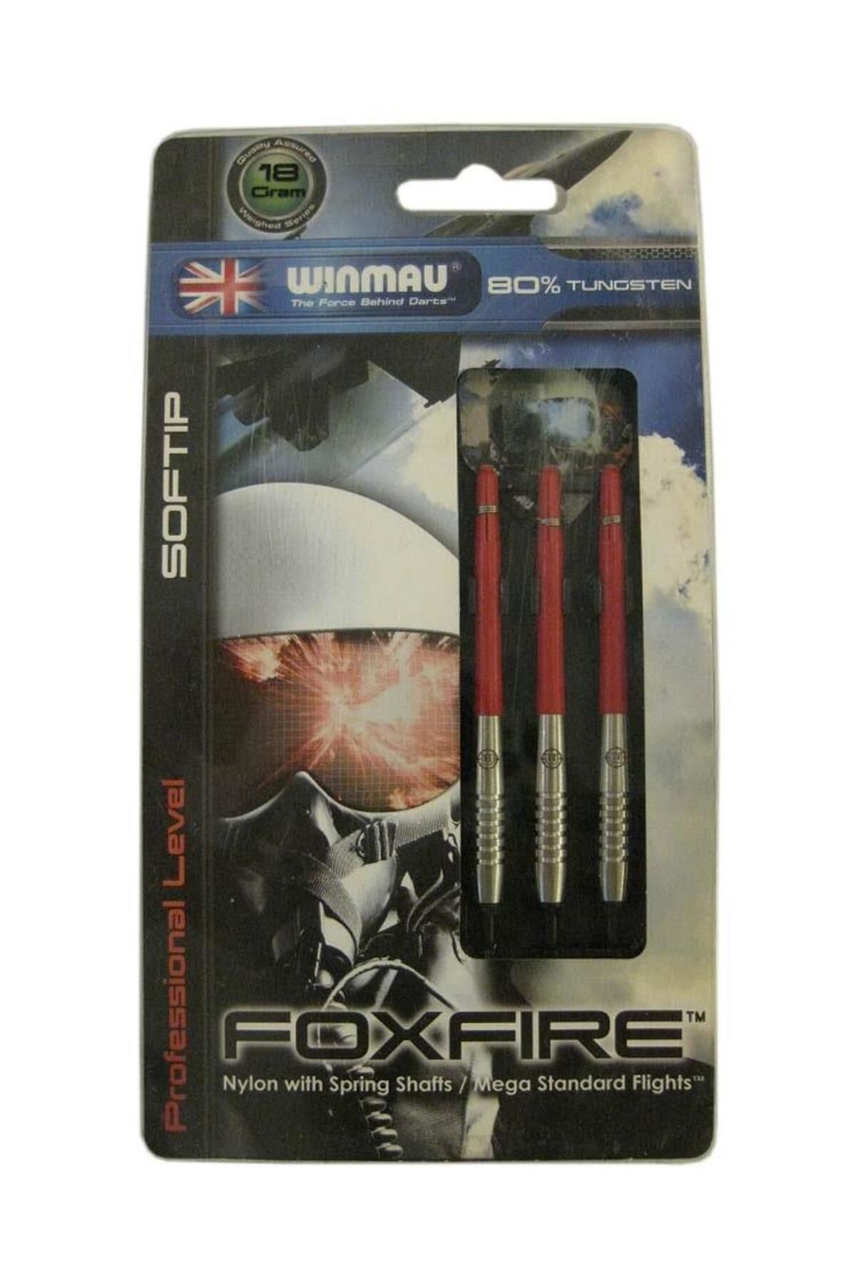 Winmau Fox Fire % 80 Tungsten Plastik Uçlu 18 gr Dart Oku