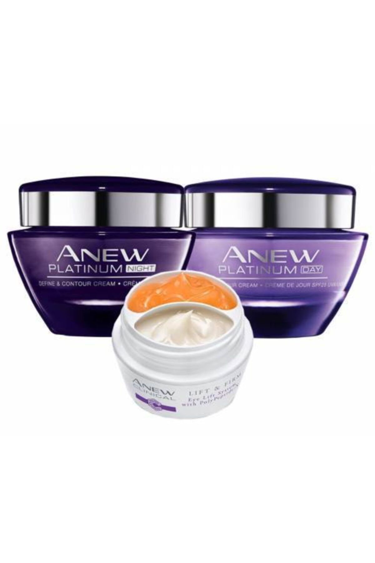 Avon Anew Platinum Gece Gündüz Ve Göz Çevresi 55 Yaş Üzeri Bakım Paketi